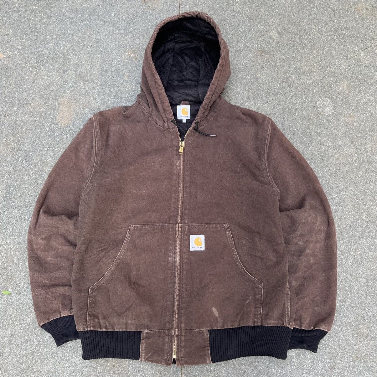 ジャケット・アウター carhartt active parka brown vintage CARHARTT WIP ACTIVE WINTER JACKET HAMILTON BROWN RIGID XL NWT SOLD