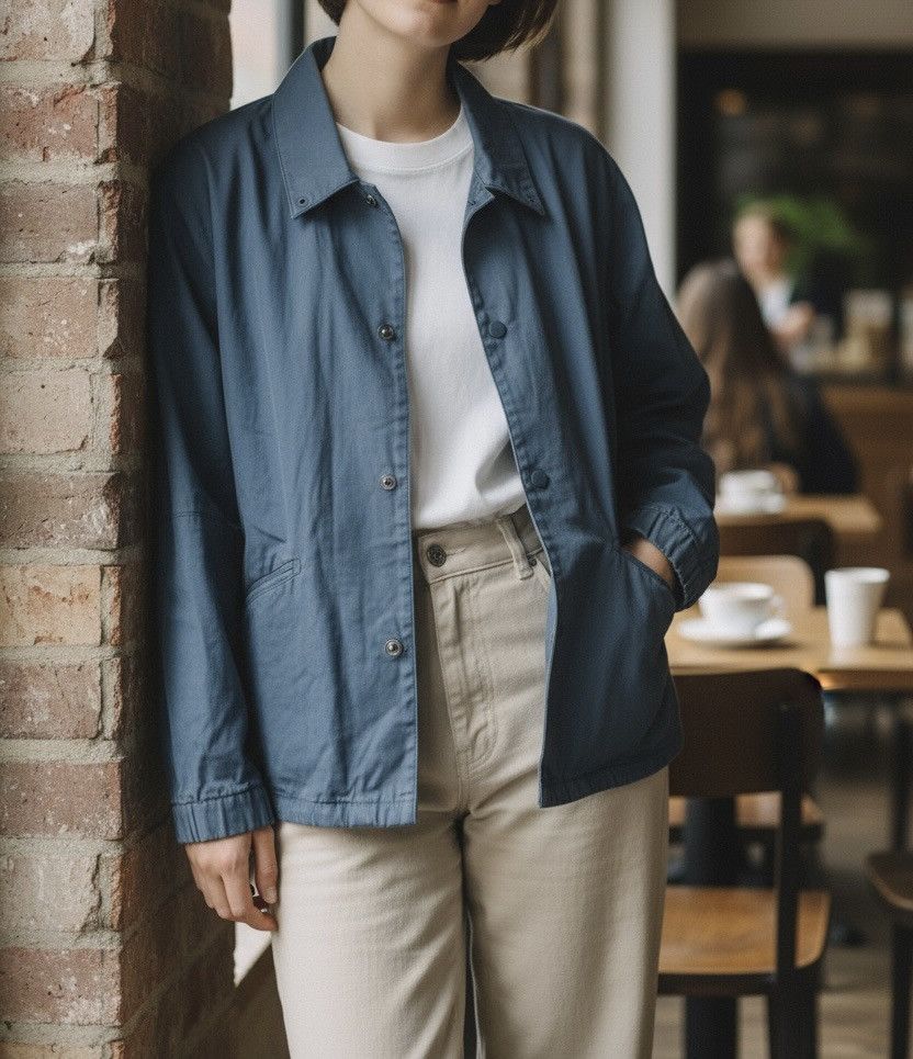 Lemaire × Uniqlo Uniqlo x lemaire boxy blue work jacket Size US M / EU 48-50 / 2 - 2 Thumbnail