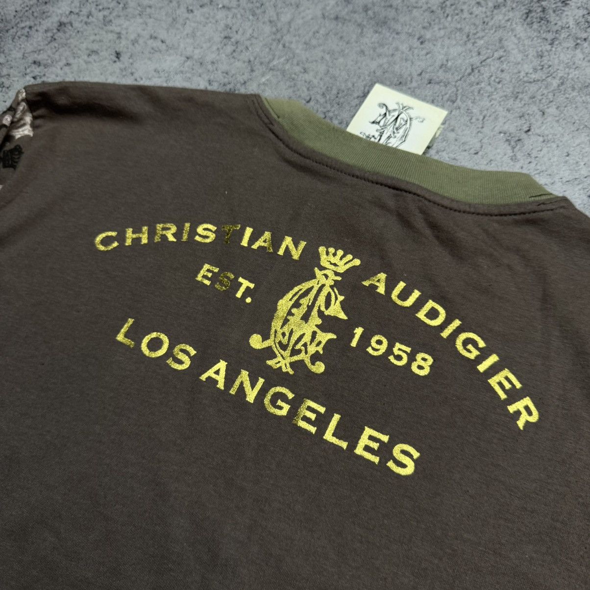 Christian Audigier NEW Christian Audigier Vintage Longsleeve T Shirt Size US XL / EU 56 / 4 - 6 Thumbnail