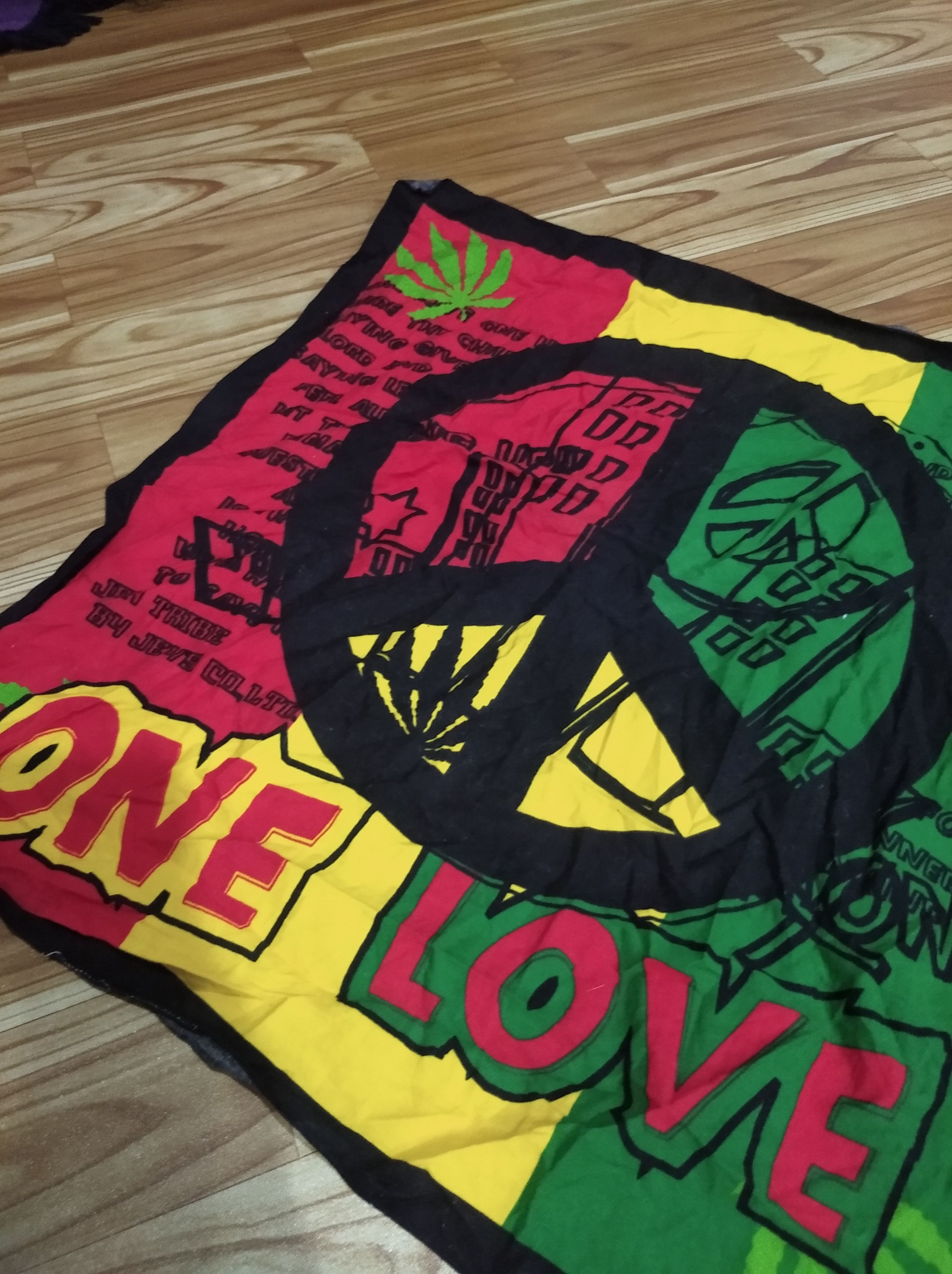 Bob Marley × Vintage Bob Marley one love handkerchief bandana Size ONE SIZE - 2 Thumbnail