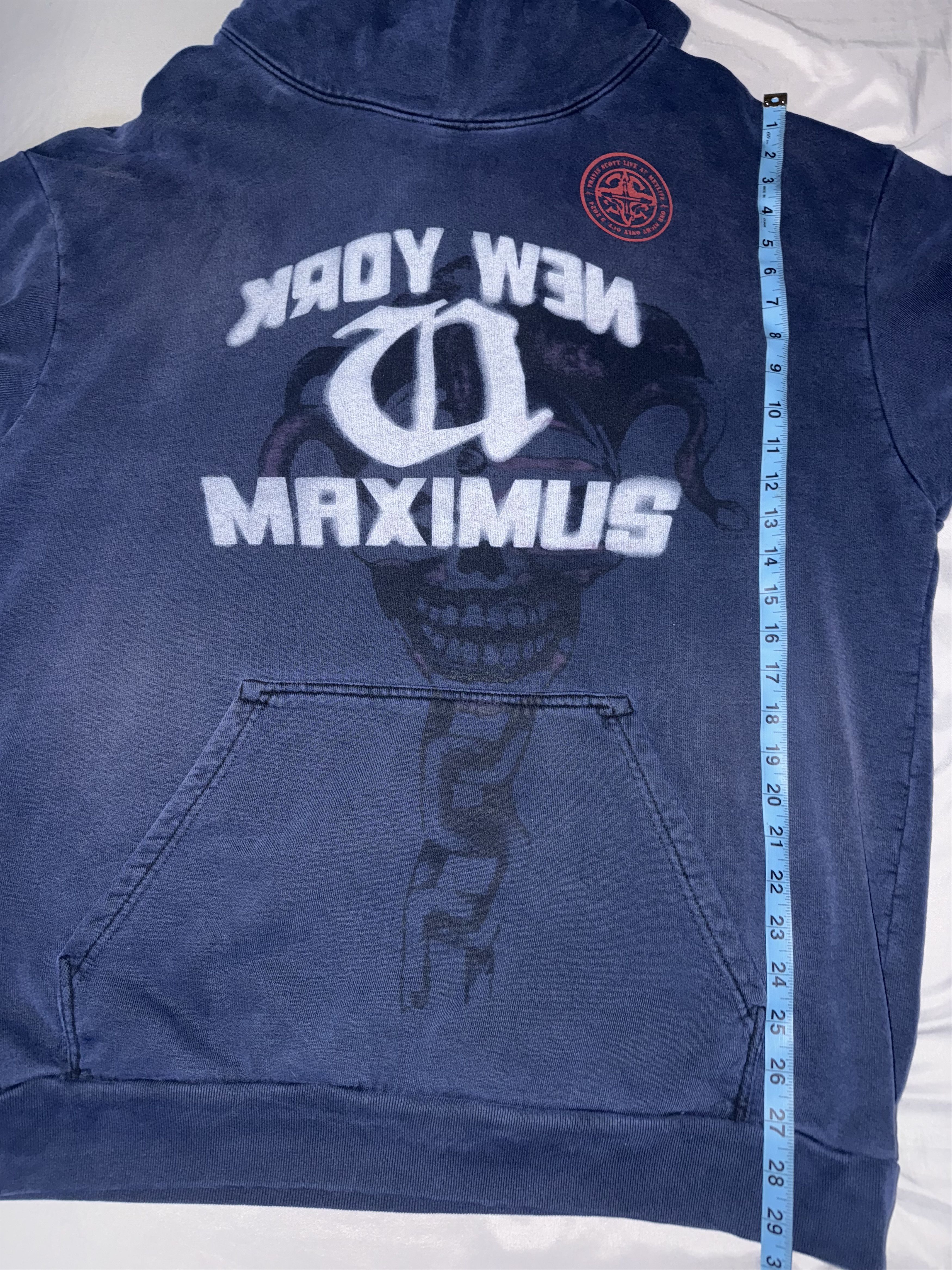 Travis Scott Navy Travis Scott Cactus Jack x Maximus hoodie Size US XXL / EU 58 / 5 - 2 Thumbnail