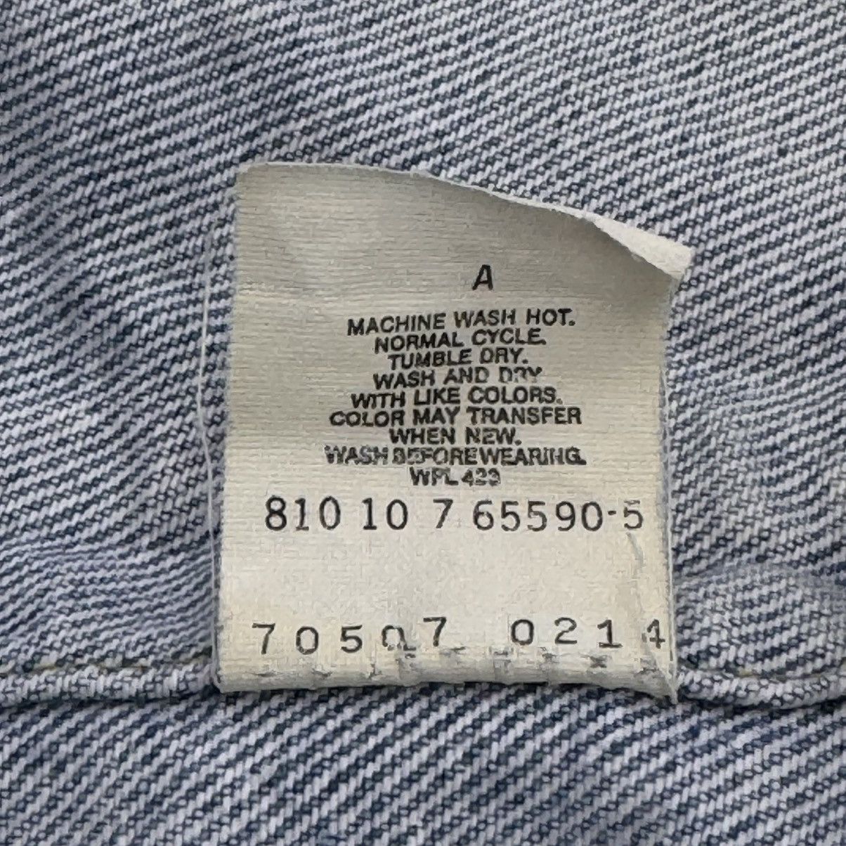 Levi's 80s Levis Denim Trucker Jacket Size US M / EU 48-50 / 2 - 13 Thumbnail