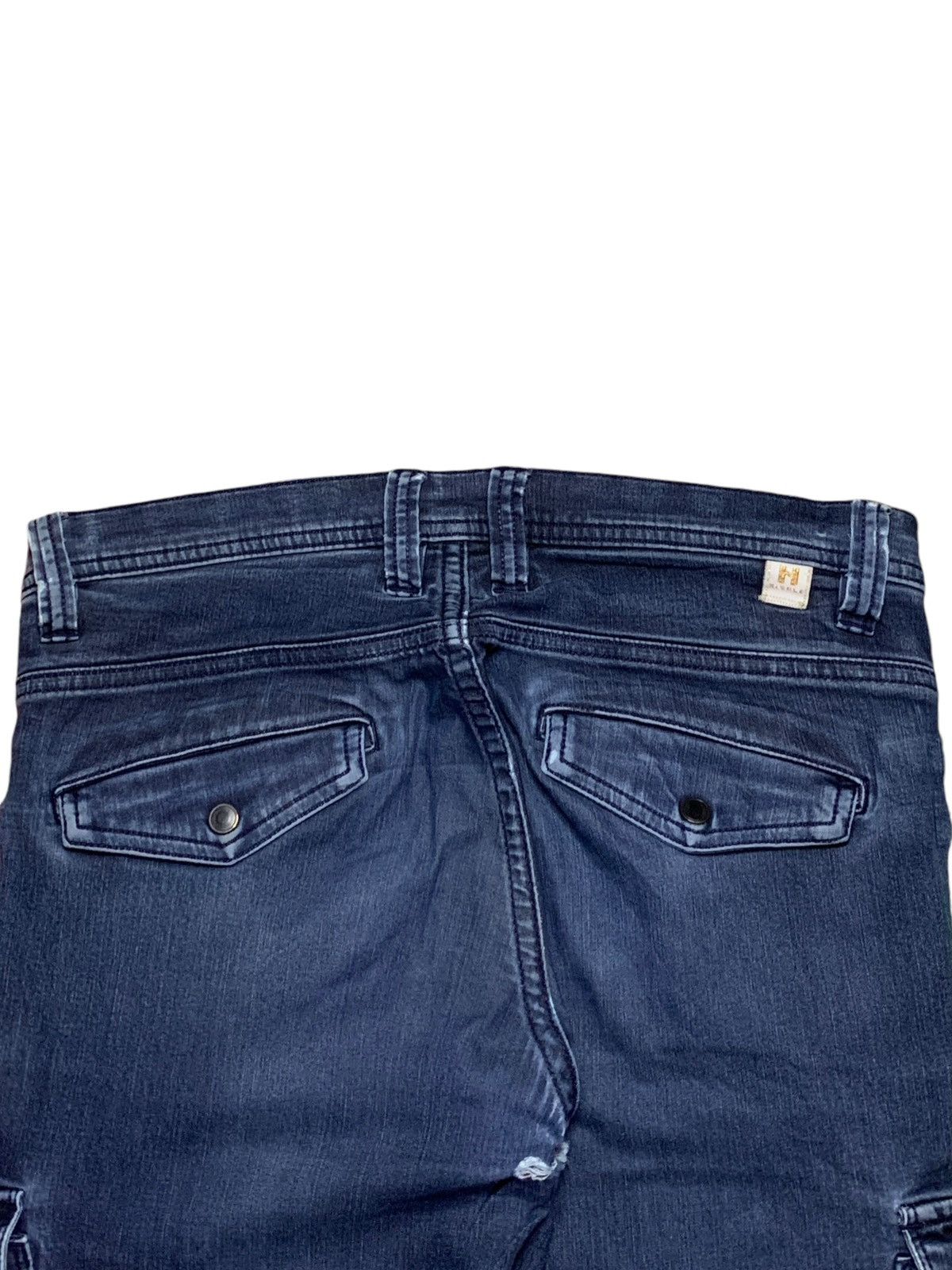 Japanese Brand × Nicole Club Vintage Japanese Nicole Tactical Bondage Cargo Denim Pants Size US 32 / EU 48 - 10 Thumbnail