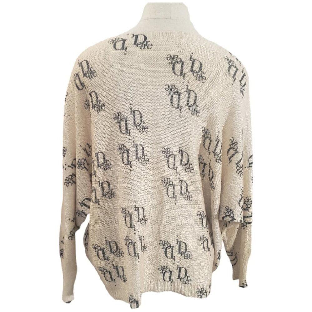 Designer CT1991 Free for Humanity Beige & Black Sweater S Size S / US 4 / IT 40 - 4 Thumbnail