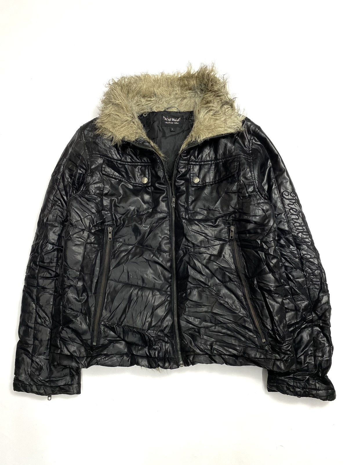 GOA Fur jacket puffer craft works tornadomart inspired Size US M / EU 48-50 / 2 - 1 Thumbnail
