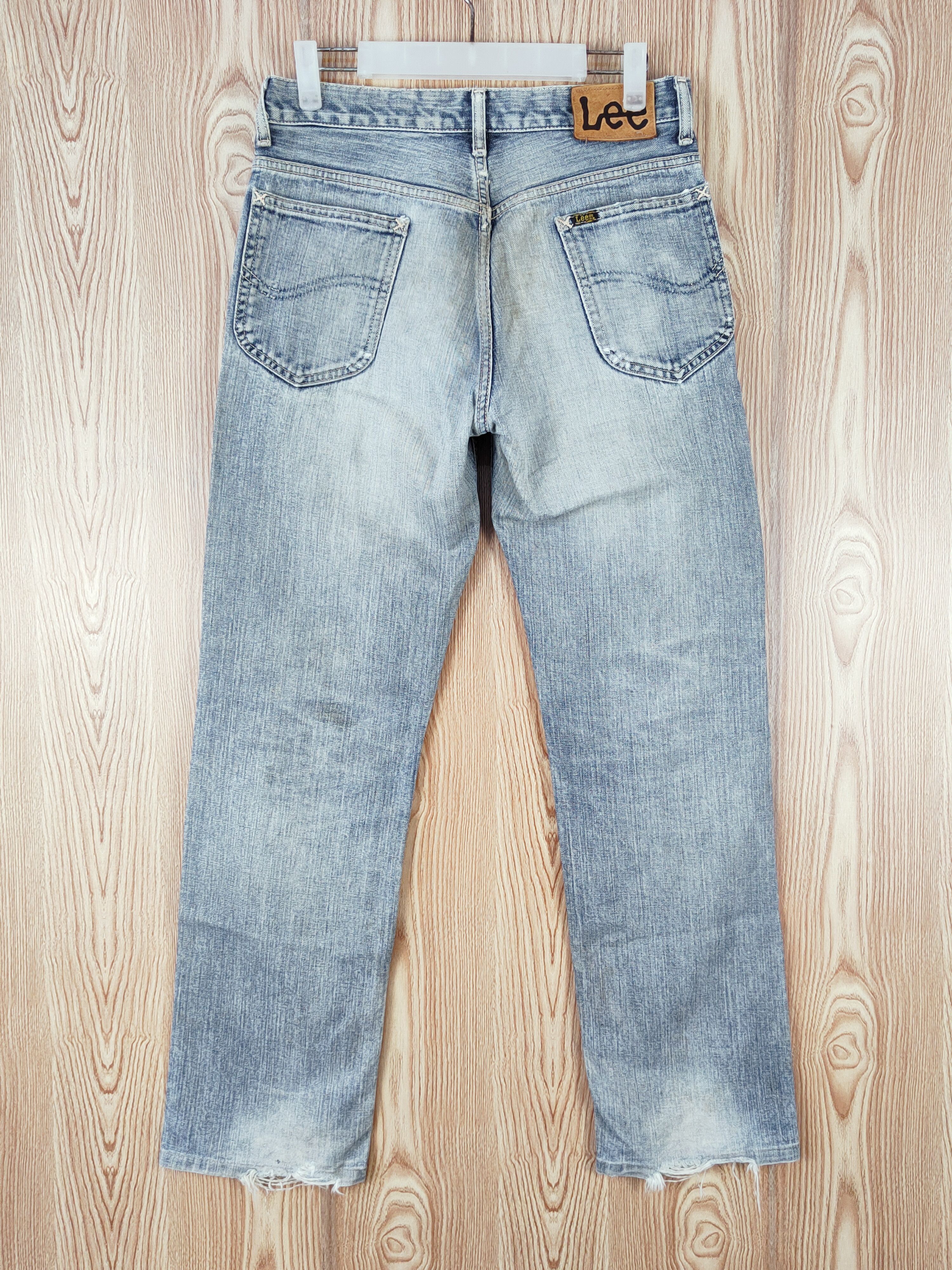Japanese Brand Lee Blue Distressed Ripped denim Jeans #W503 Size US 30 / EU 46 - 8 Thumbnail