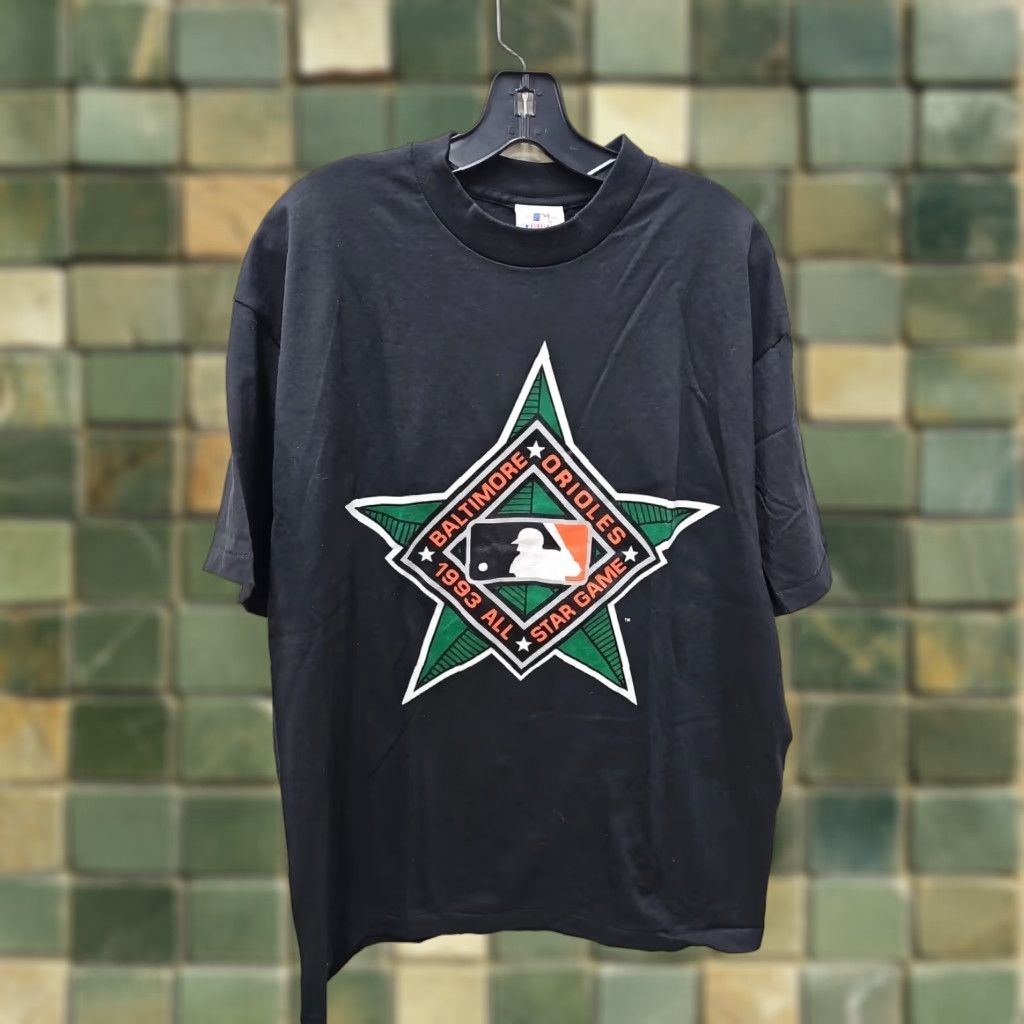 Vintage VINTAGE 1993 Baltimore Orioles All Star Game MLB Baseball Black T-Shirt XL Men Size US XL / EU 56 / 4 - 1 Thumbnail