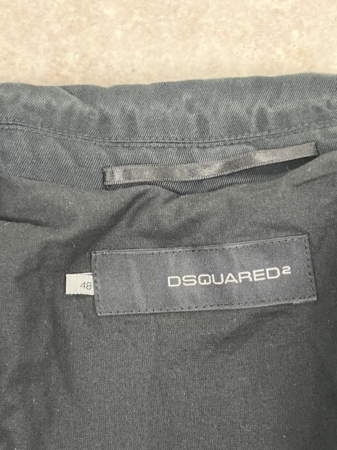 Dsquared2 AW2003 Dsquared2 Black Denim Pocket Blazer Jacket Size 42R - 9 Thumbnail
