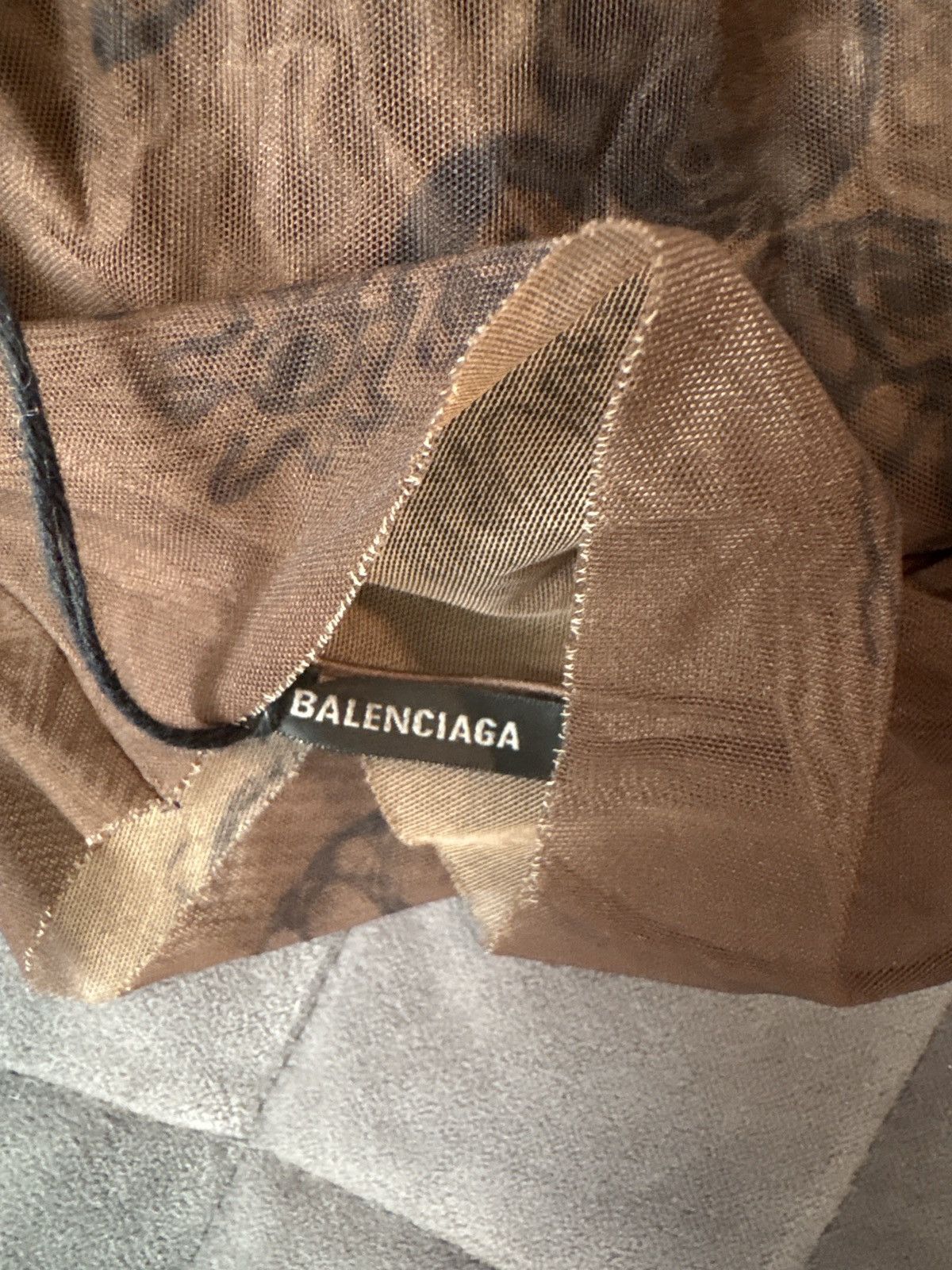 Balenciaga Balenciaga Tattoo Mesh Turtleneck Size S / US 4 / IT 40 - 11 Thumbnail