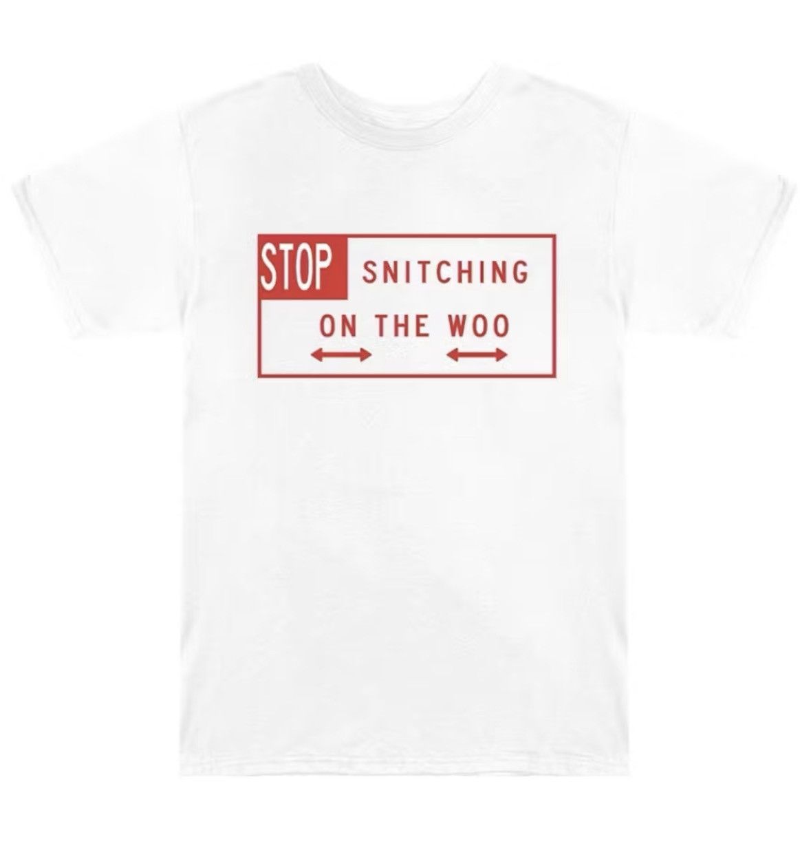Vlone Pop Smoke x Vlone Stop Snitchin Tee Size US L / EU 52-54 / 3 - 2 Thumbnail