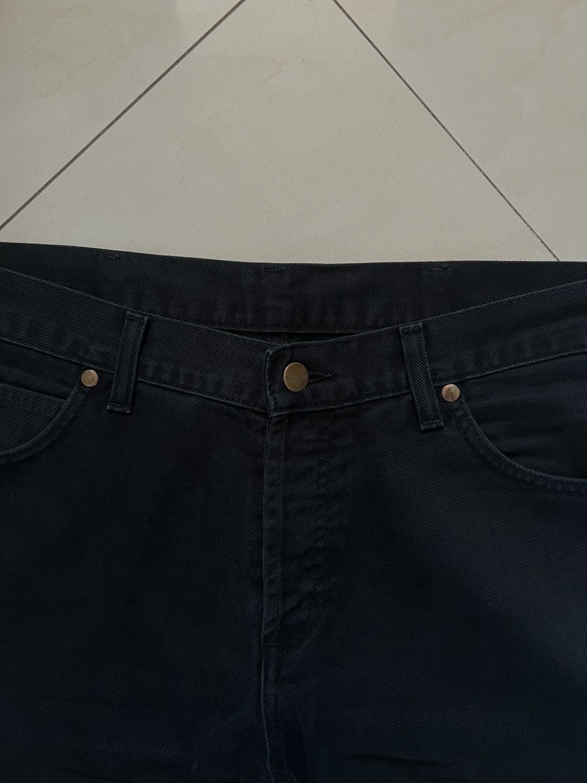 Wrangler Wrangler Evolution Black Jeans W32 L36 | Extra Long Tall Fit Size US 32 / EU 48 - 9 Thumbnail