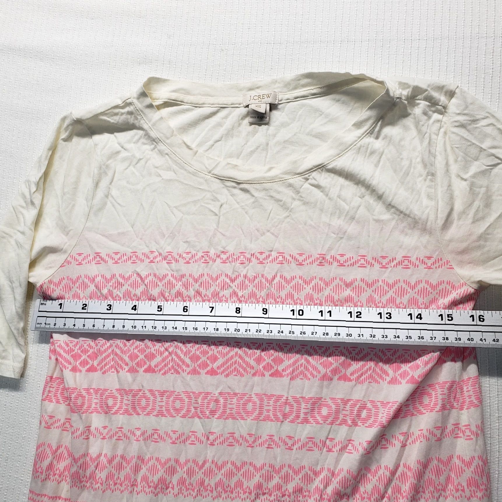 J.Crew **J.Crew Pink White Striped Half Sleeve T-Shirt Women's Size XS** User: J.Crew Pink White Striped Half Sleeve T-Shirt Women's Size XS Size XS / US 0-2 / IT 36-38 - 4 Thumbnail