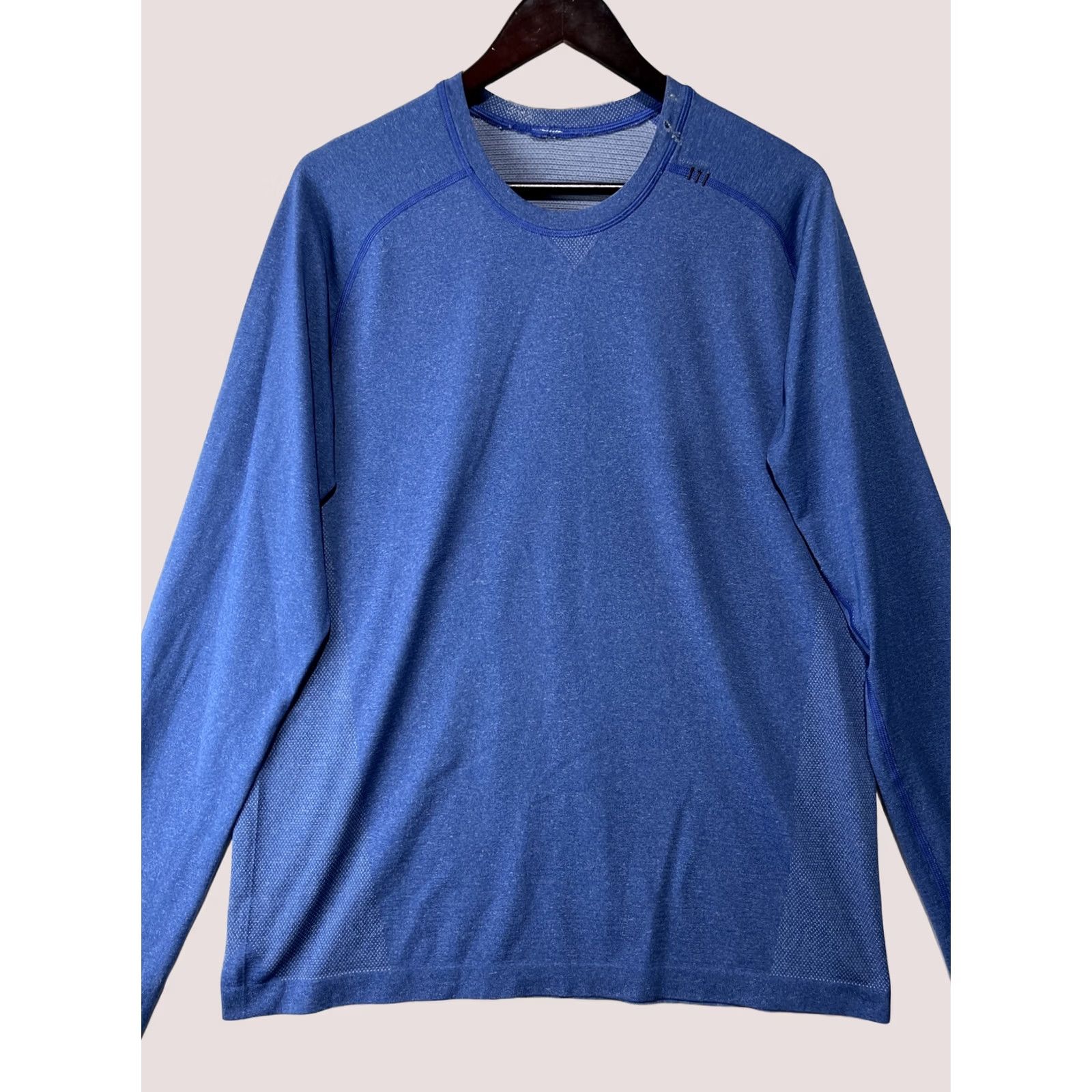 Lululemon Lululemon Shirt Mens Large Stretch Your Head Long Sleeve Blue Adult Gym Size US L / EU 52-54 / 3 - 1 Thumbnail