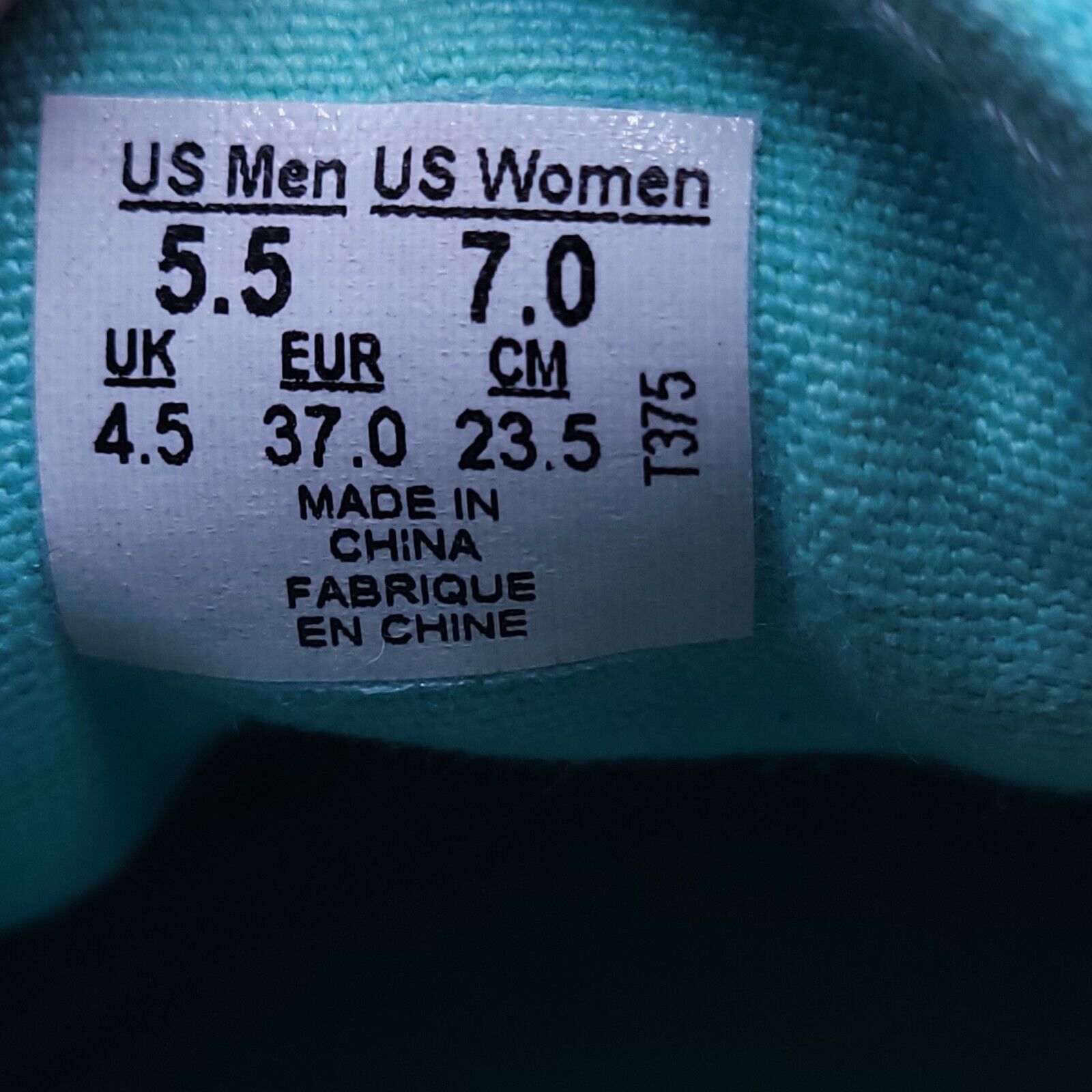 Vans Vans Off the Wall Shoe Women Size 7 Mens 5.5 T375 Blue White Size US 7 / IT 37 - 8 Thumbnail