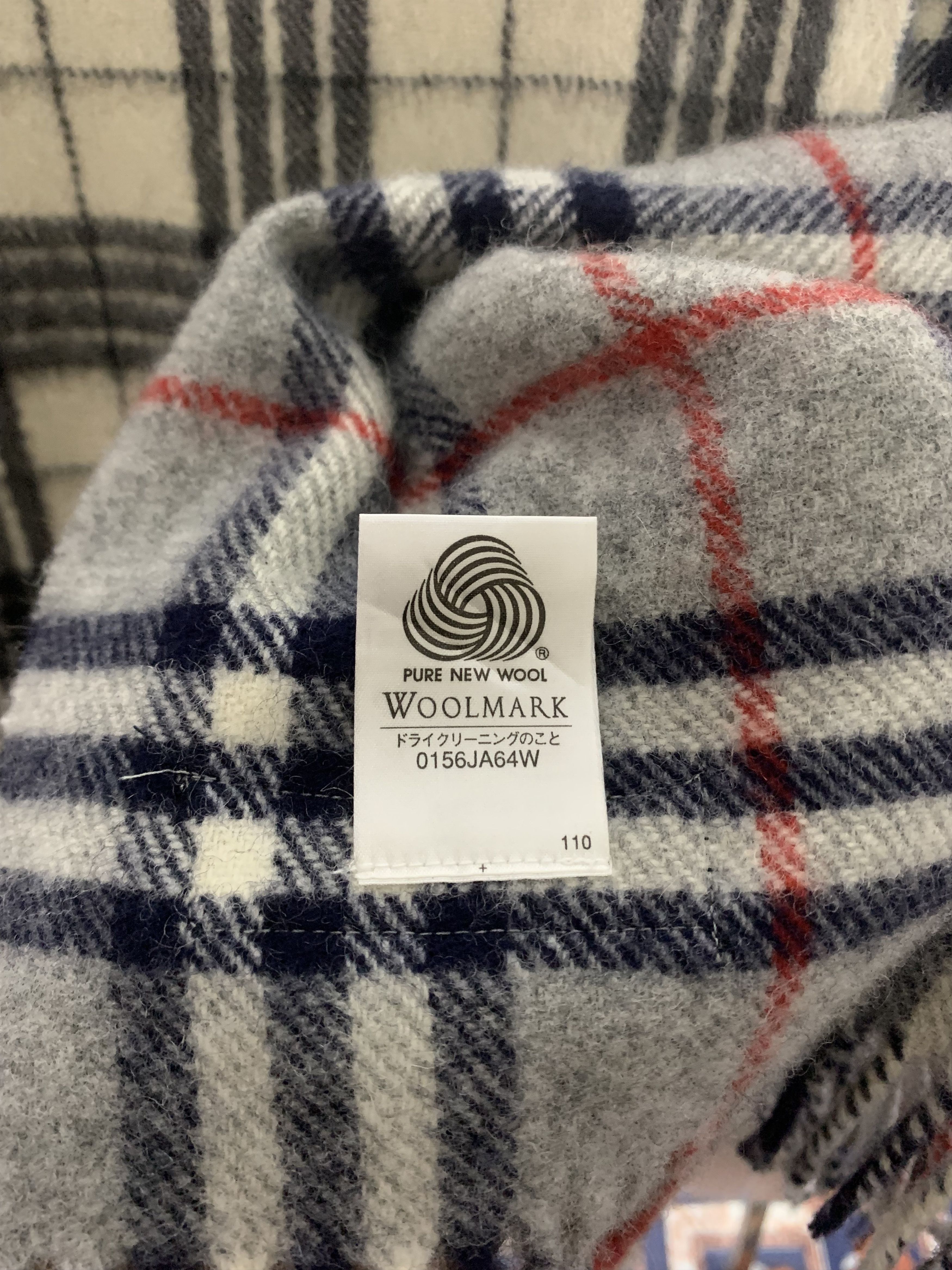 Burberry Burberrys Scarf Wool Muffler Neck Wrap BL9312 Size ONE SIZE - 8 Thumbnail