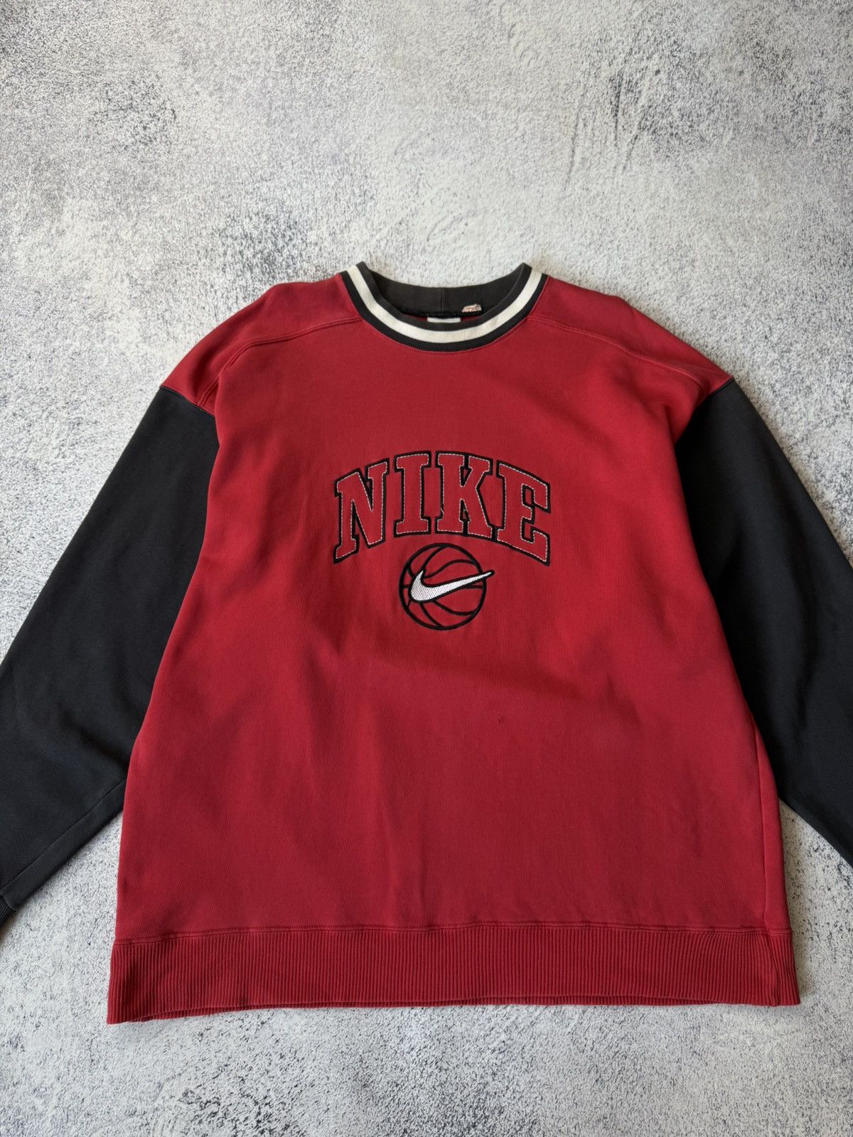 Nike Vintage Nike Sweatshirt Big Logo Swoohs Distressed Rare Size US M / EU 48-50 / 2 - 4 Thumbnail