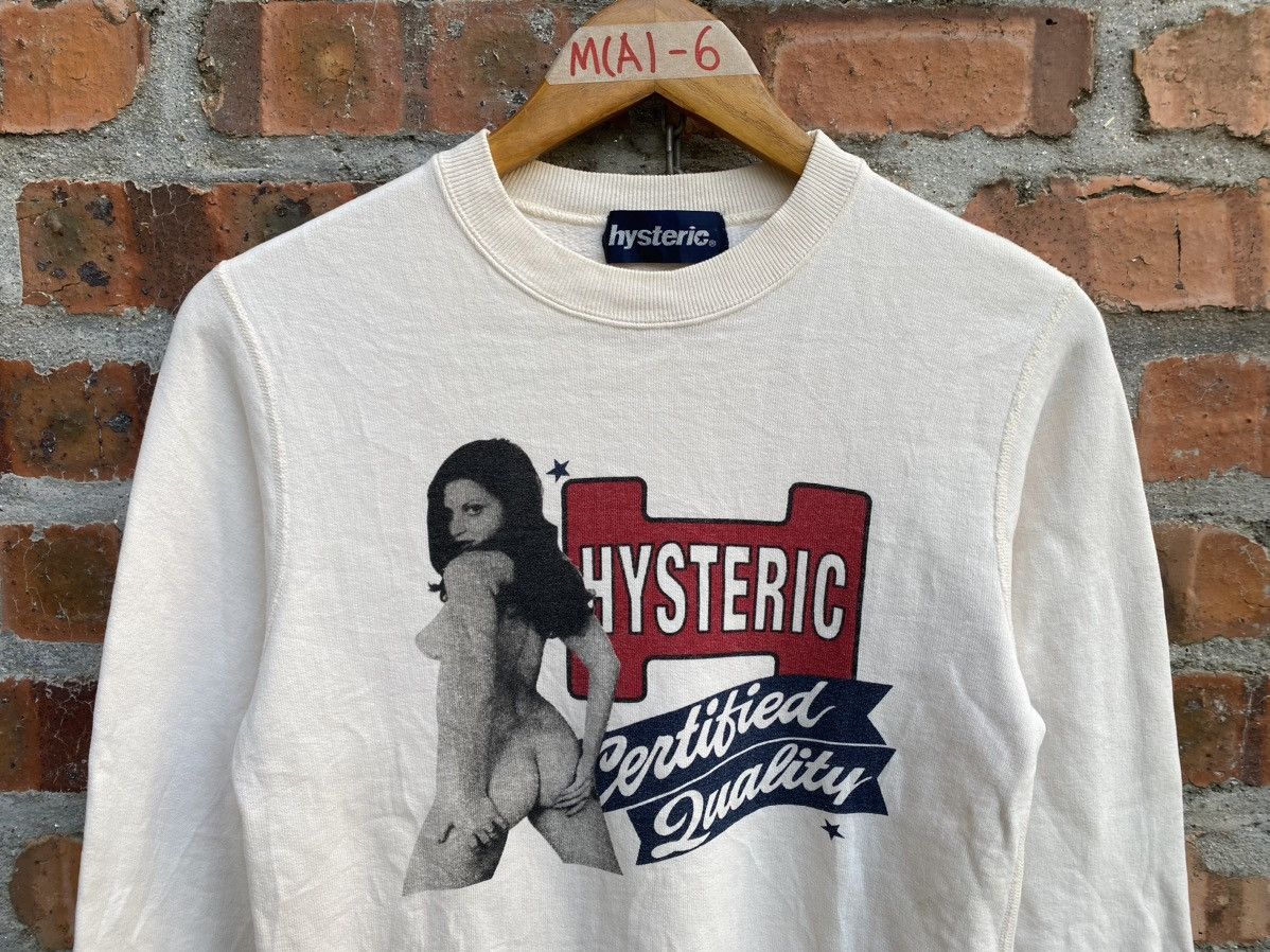 Hysteric Glamour 1990s Hysteric Naked Girl Sex Sweatshirt Size S / US 4 / IT 40 - 3 Thumbnail