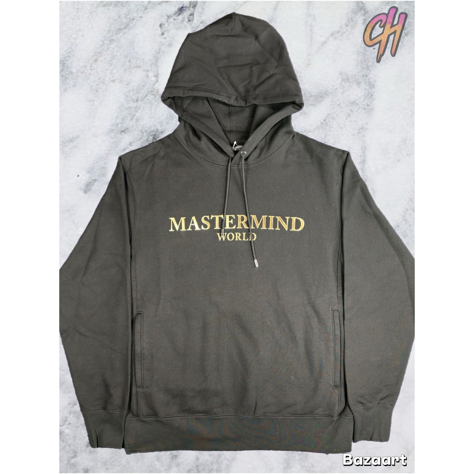Mastermind Japan Mastermind Vs. Bape Foil Logo Black Hoodie Size Small Size S / US 4 / IT 40 - 1 Thumbnail