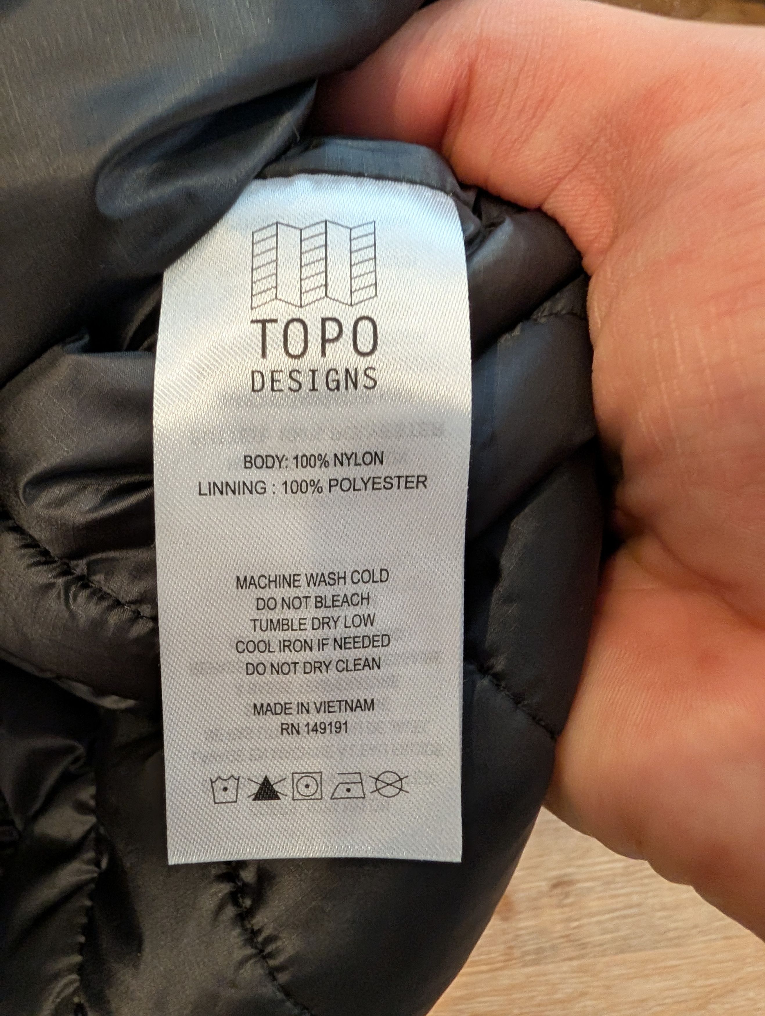 Topo Designs Men's Mountain Puffer Hoodie Size US S / EU 44-46 / 1 - 6 Thumbnail