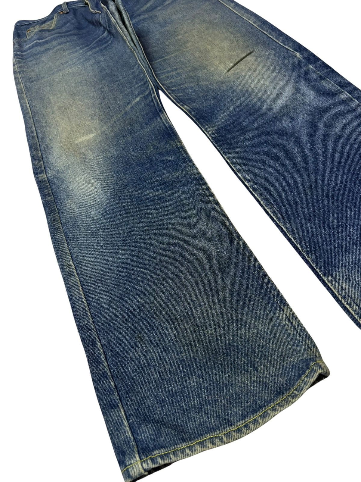 Lee Vtg Lee Japan Mud Washed Distressed Jeans Size US 30 / EU 46 - 3 Thumbnail