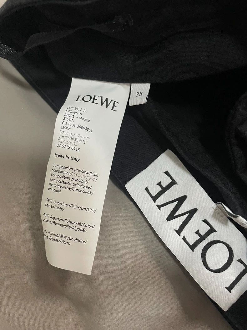 Loewe LOEWE Black umbrella wide leg pants Size 25" / US 0 / IT 36 - 4 Thumbnail