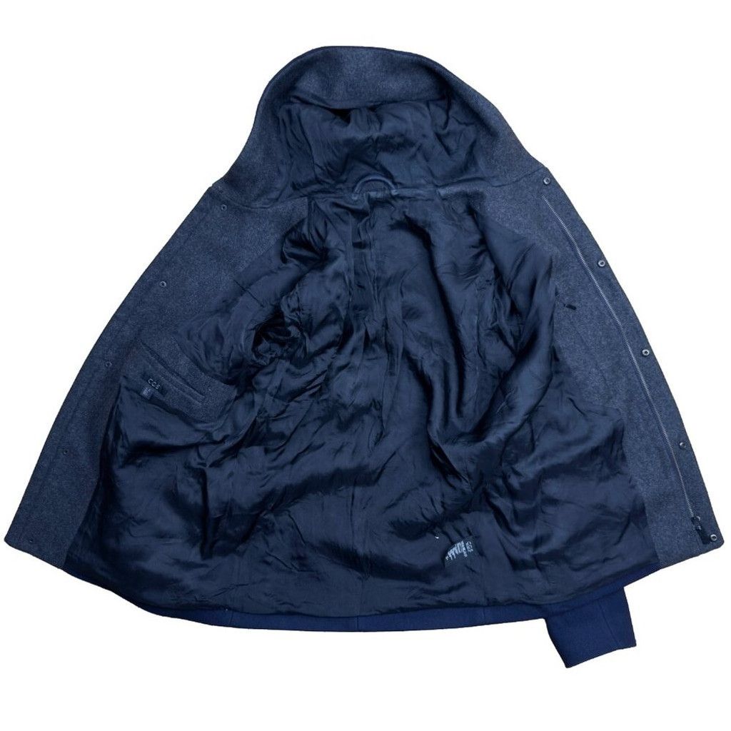 Cos COS Wool Navy Blue Contemporary Fall Hooded Jacket sz 36 R Size US L / EU 52-54 / 3 - 9 Thumbnail