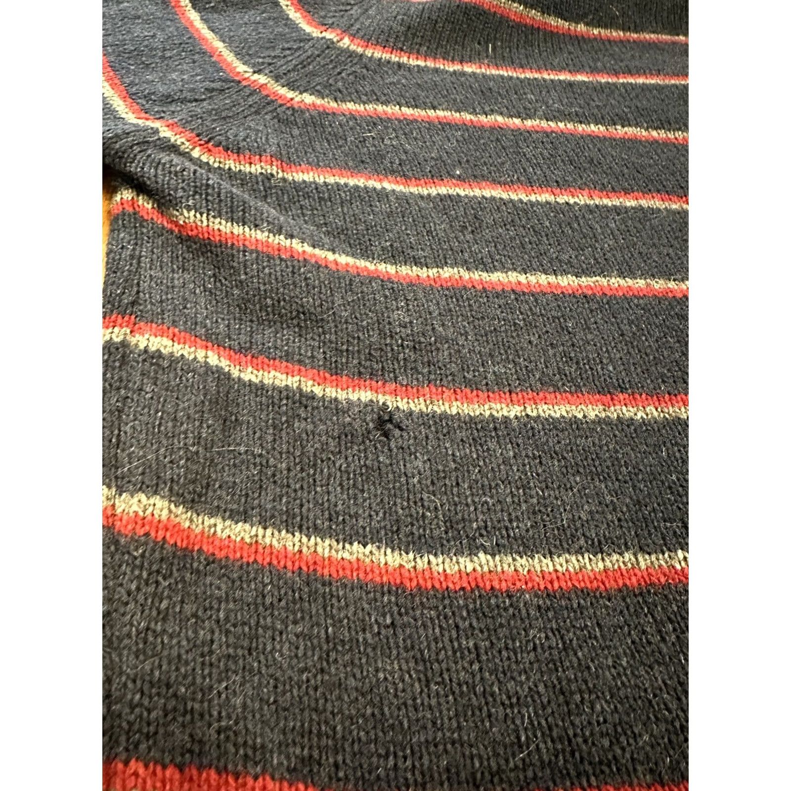 Van Heusen VINTAGE Van Heusen Sweater XL Striped 80s 90s USA Blue Acrylic Knit Mens Size US XL / EU 56 / 4 - 3 Thumbnail