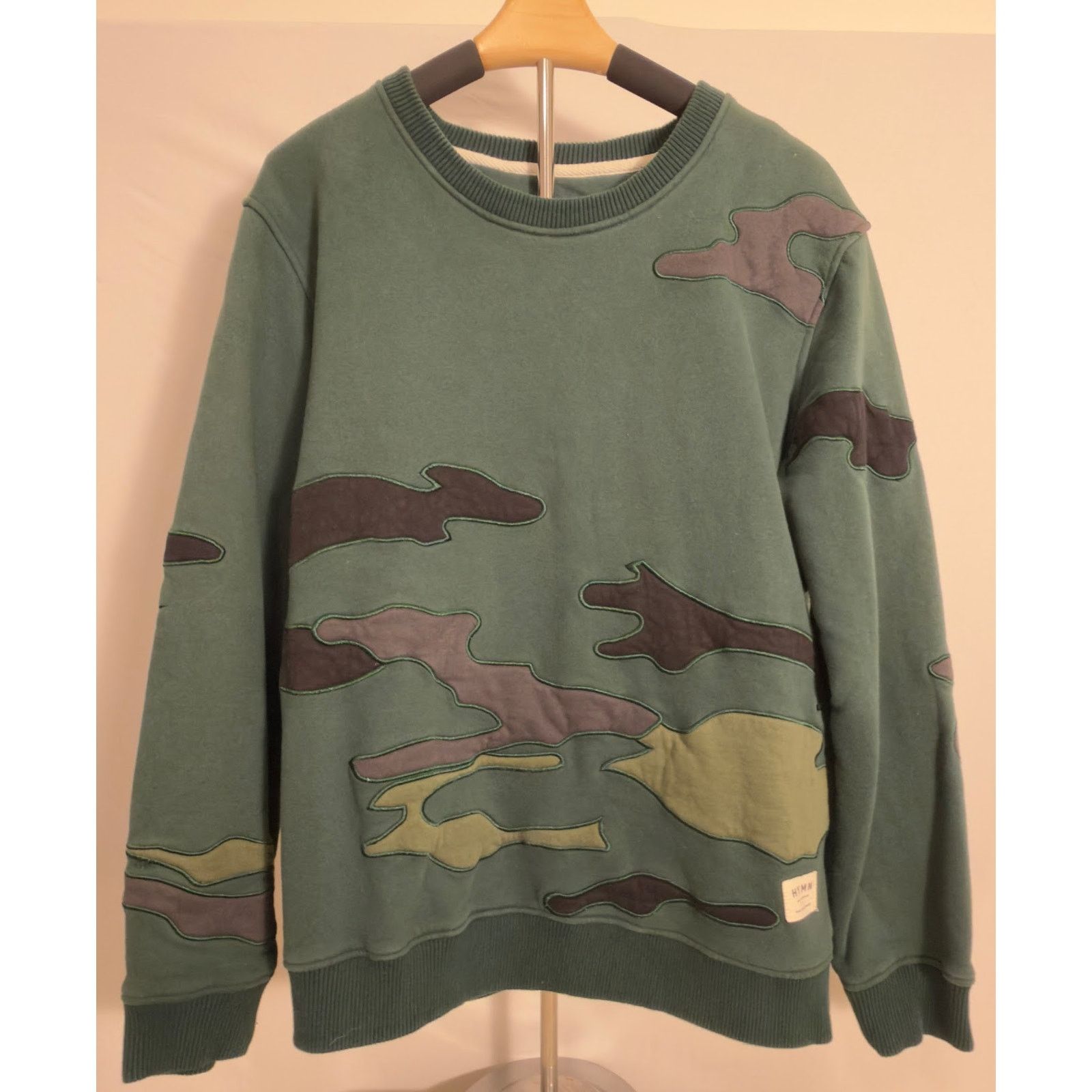 Other HYMN Green Camouflage Sweatshirt - Men's Large Size US L / EU 52-54 / 3 - 2 Thumbnail