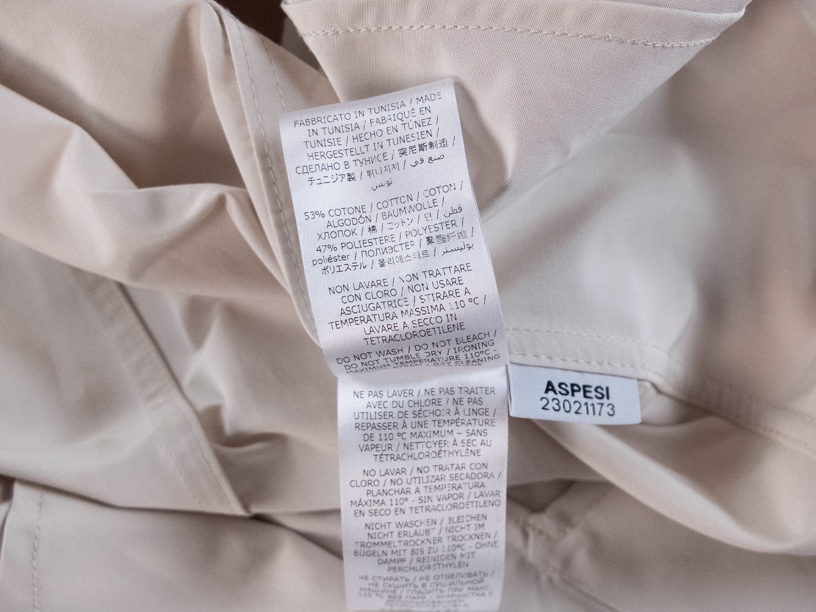 Aspesi ASPESI beige double breasted cotton blend trench coat XL Size US XL / EU 56 / 4 - 9 Thumbnail