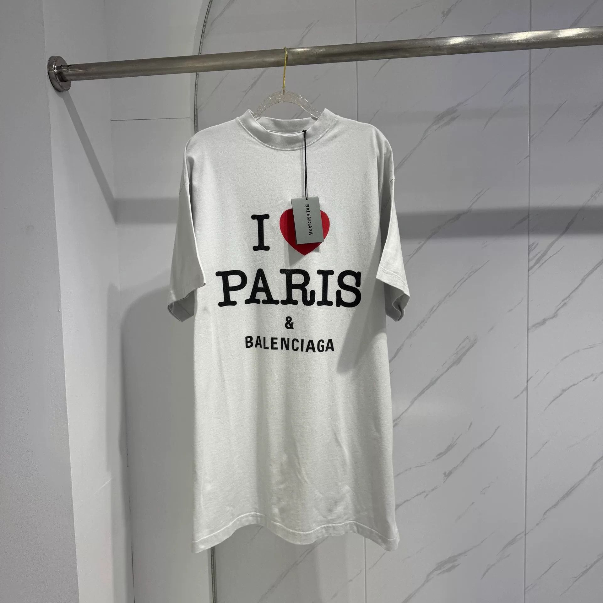 Balenciaga Balenciaga Paris Olympics Limited Heart T-shirt Size US S / EU 44-46 / 1 - 1 Thumbnail