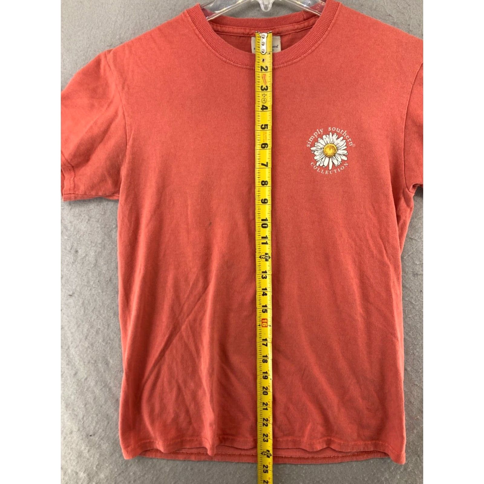 Vintage Simply Southern T Shirt Womens Small Peach Cool Mom Daisy Size S / US 4 / IT 40 - 5 Thumbnail