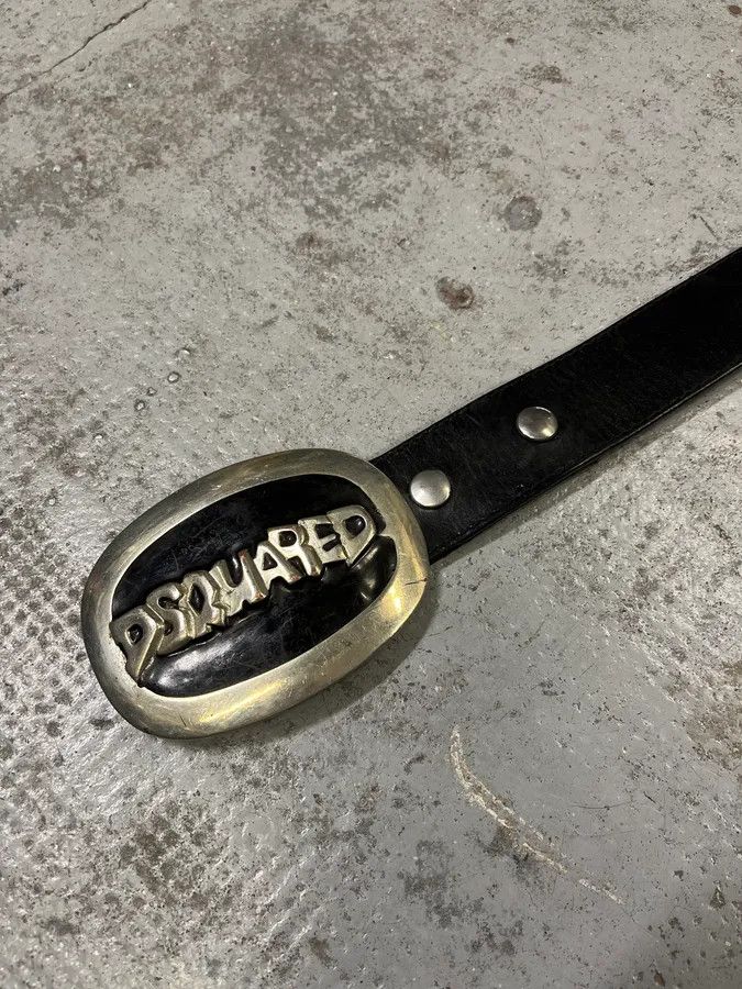 Dsquared2 Dsquared2 Propaganda Buckle Black Belt Size ONE SIZE - 6 Thumbnail