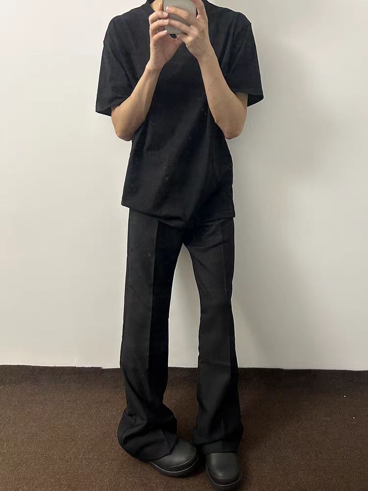 Japanese Brand × Vintage Casual washed black baggy pants Size US 32 / EU 48 - 3 Thumbnail