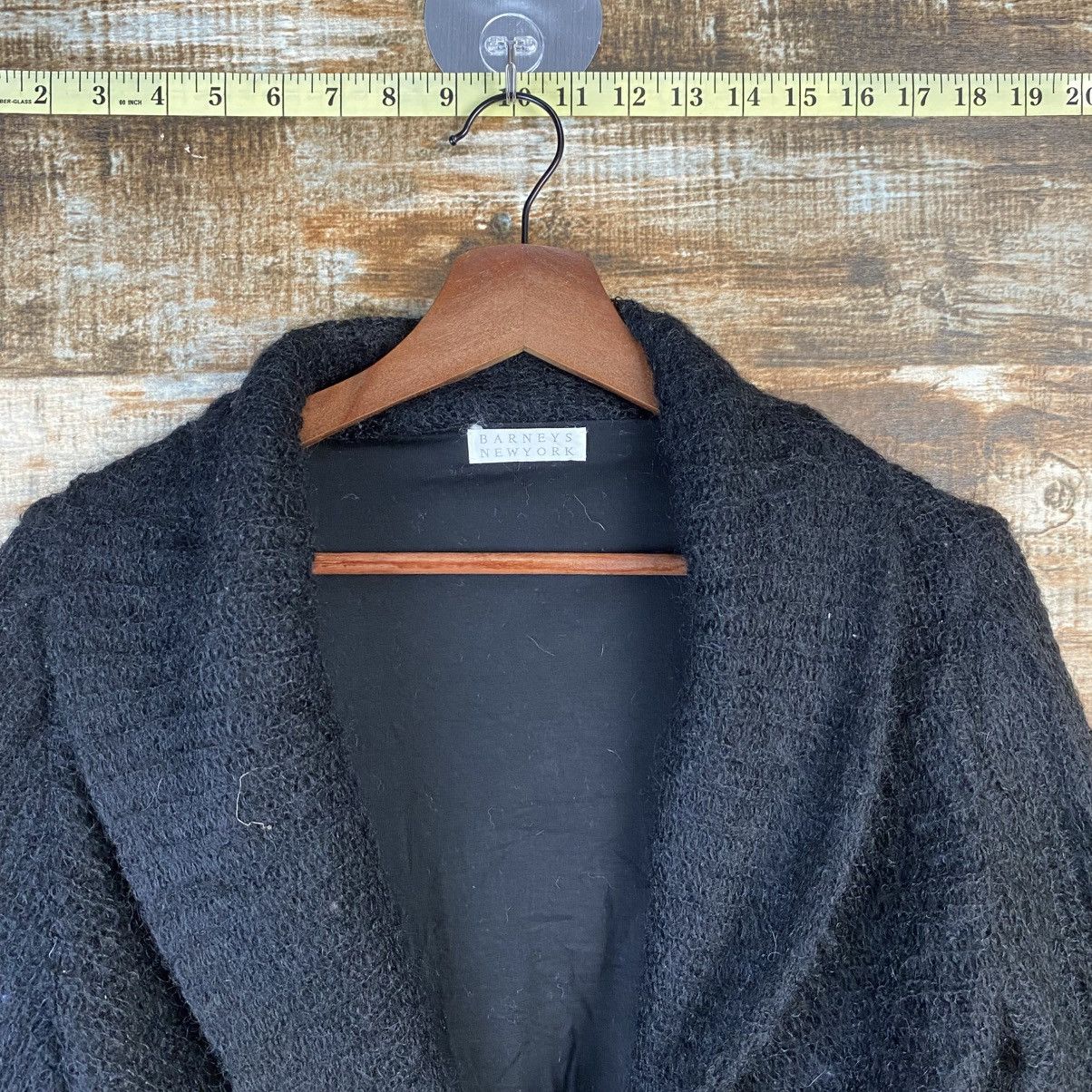 Barneys New York DL Baneys New York Black mohair Cardigan Knitwear #C908 Size S / US 4 / IT 40 - 4 Thumbnail