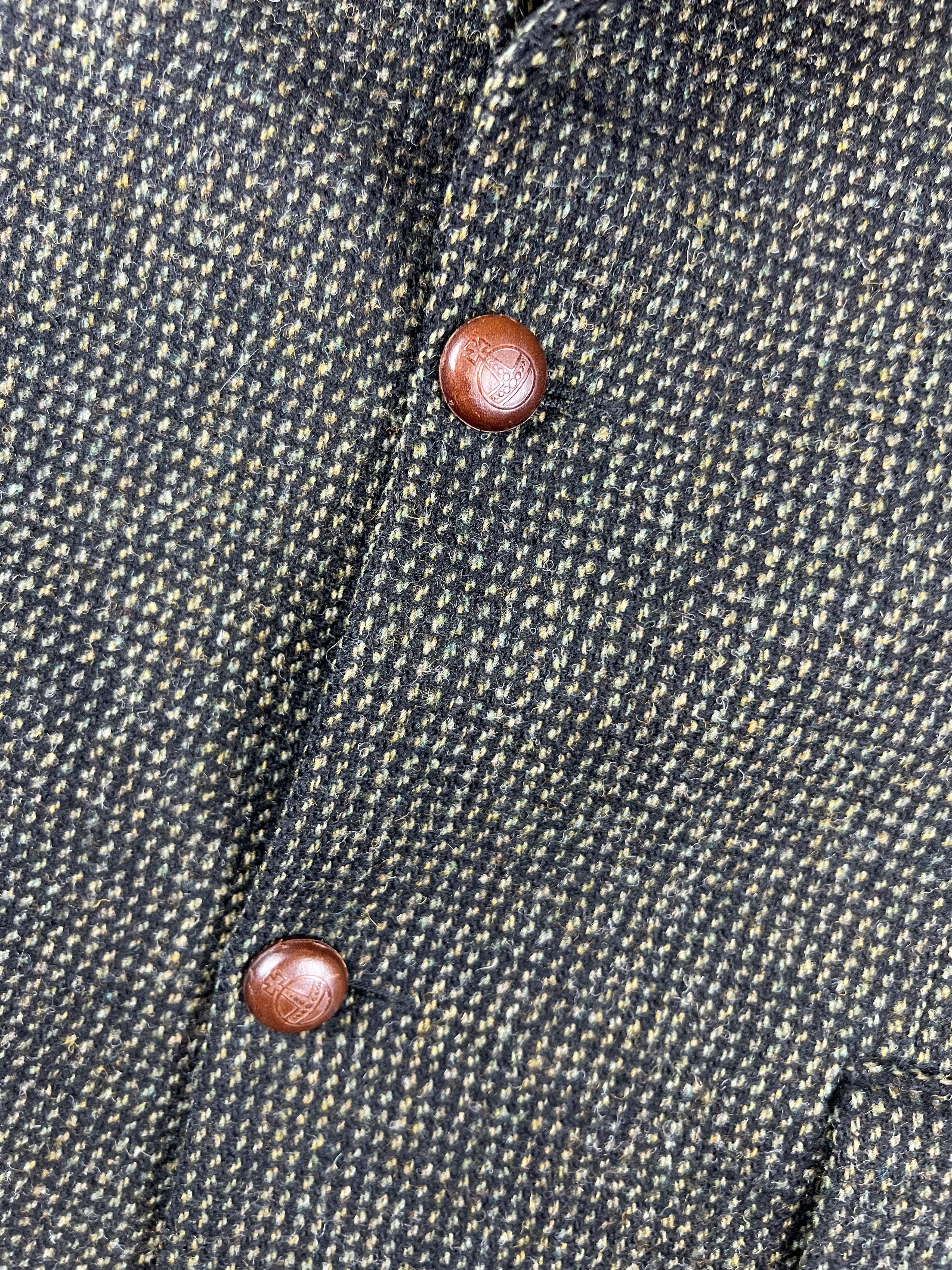 Harris Tweed × Vintage Vintage Harris Tweed Wool Blazer M Size 42R - 4 Thumbnail
