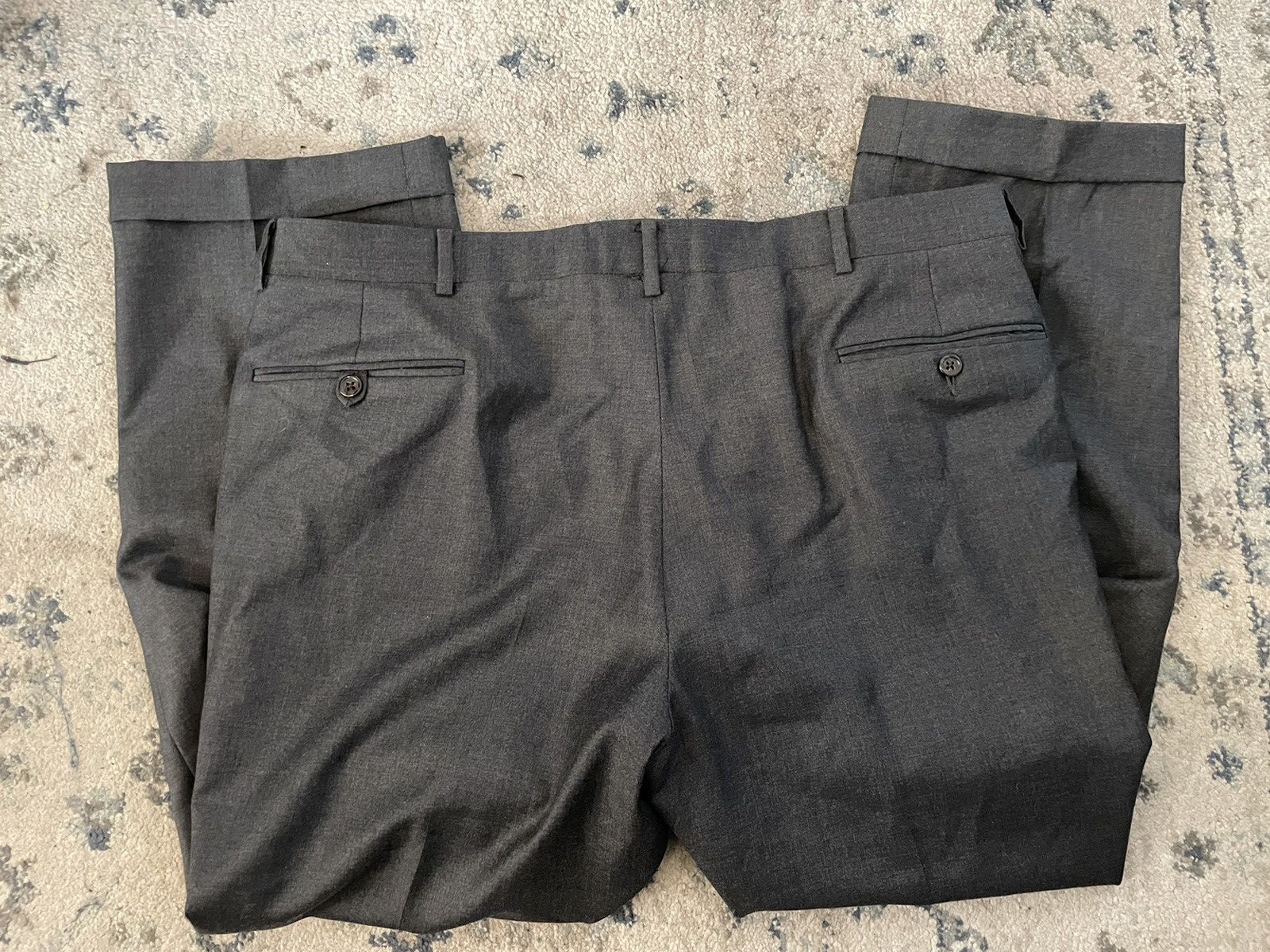 Polo Ralph Lauren × Vintage Extrafine Wool Flannel Flat Front Trouser Size US 38 / EU 54 - 7 Thumbnail