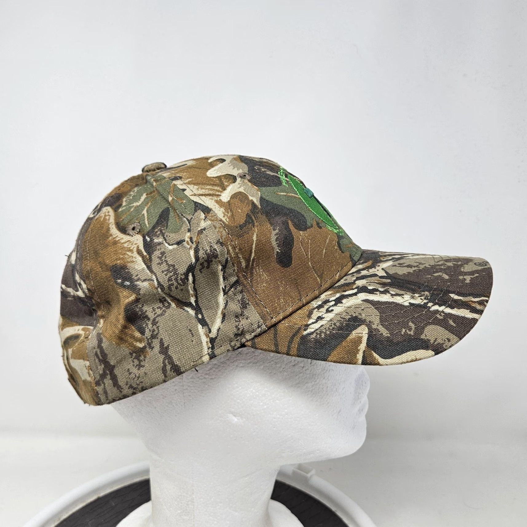 Vintage OC Hat Cap Baseball One Size Camouflage Mens Hunting Outdoor Adjustable Strap Back Brown Twill Casual Vintage: No Size ONE SIZE - 3 Thumbnail