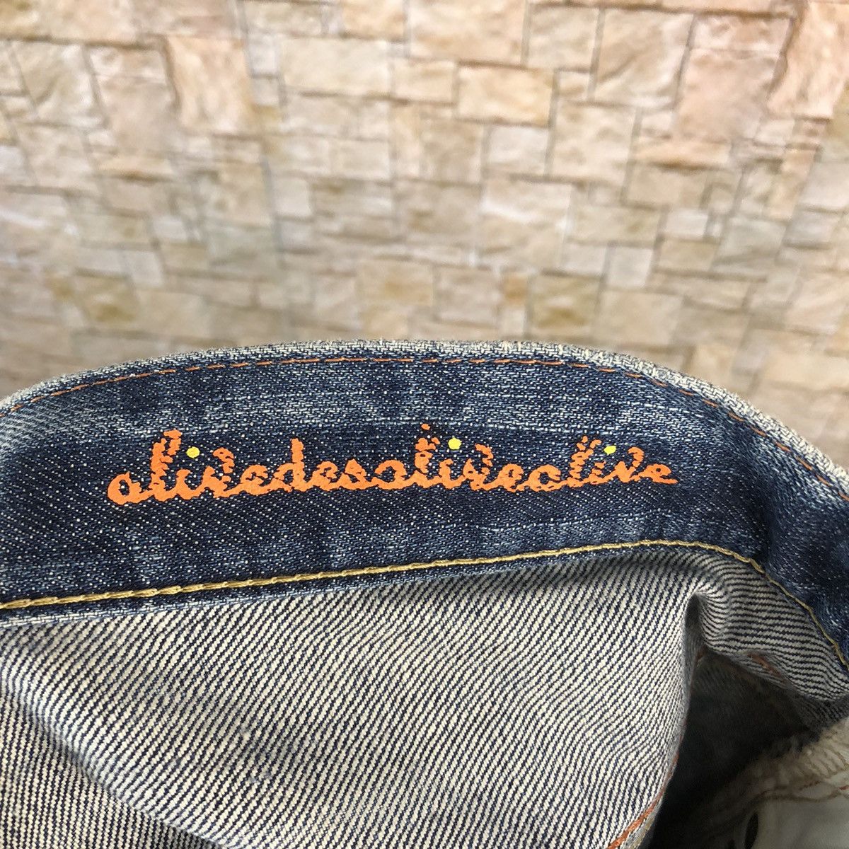Japanese Brand Olive Des Olive Jeans Blue Distressed Denim Pants #A451 Size US 32 / EU 48 - 22 Thumbnail