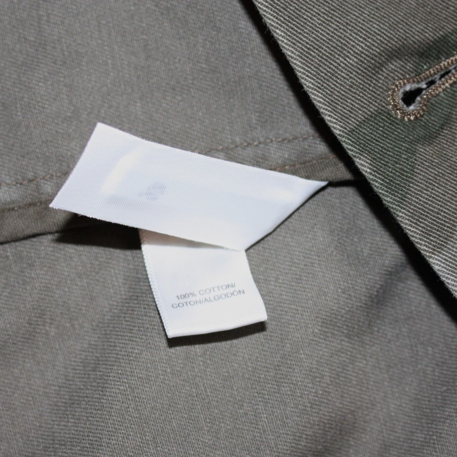 Loft Cropped Green Camo Print Twill Jacket in size Small MSRP $98 Size S / US 4 / IT 40 - 7 Thumbnail