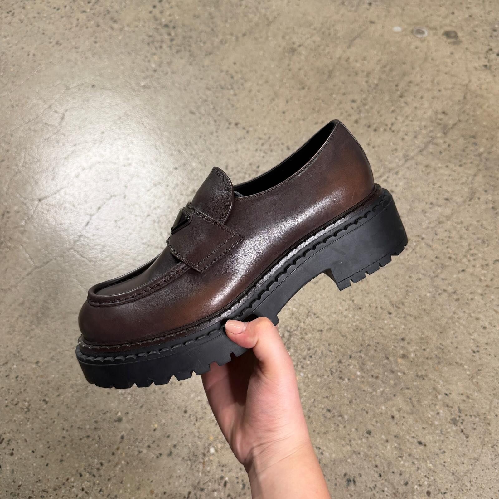 Prada Prada Leather Loafers Size US 9 / EU 42 - 4 Thumbnail
