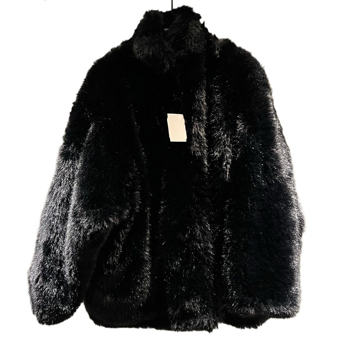 Balenciaga Balenciaga Logo Fur Jacket Size US M / EU 48-50 / 2 - 2 Thumbnail
