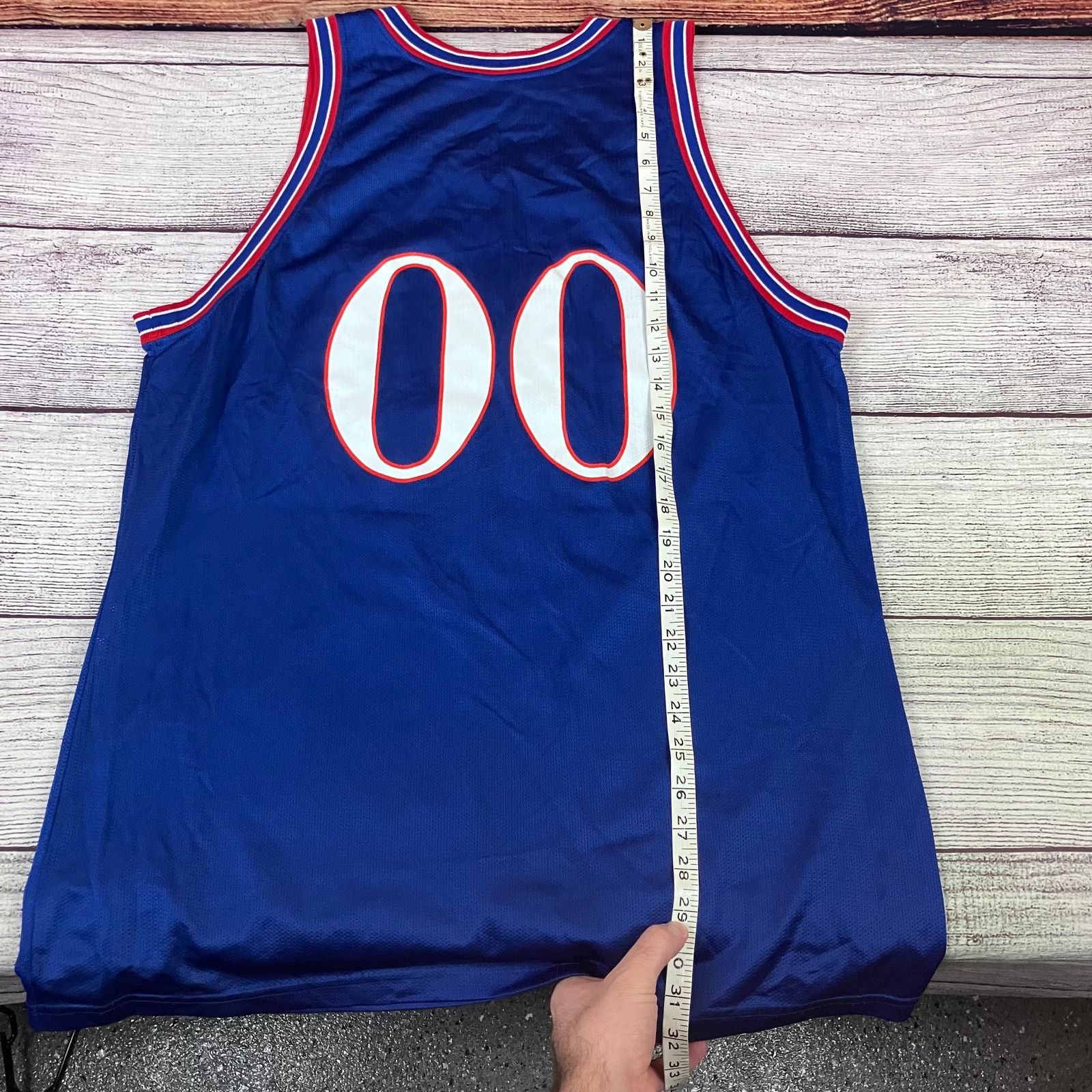 Champion × Vintage Vintage 1990s Champion University Of Kansas Jayhawks Jersey Size US L / EU 52-54 / 3 - 7 Thumbnail