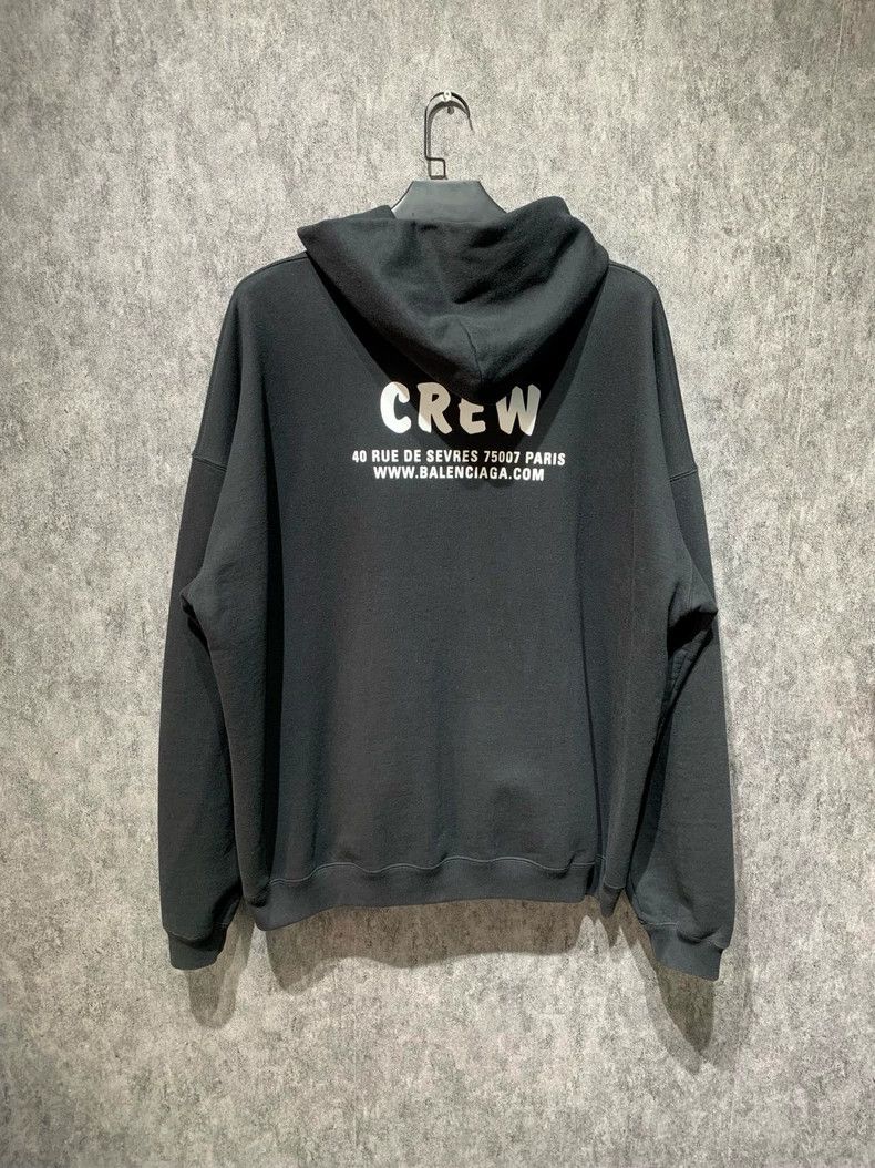 Balenciaga Balenciaga Crew Zip Hoodie 2502-Nextarrow Size US XS / EU 42 / 0 - 2 Thumbnail