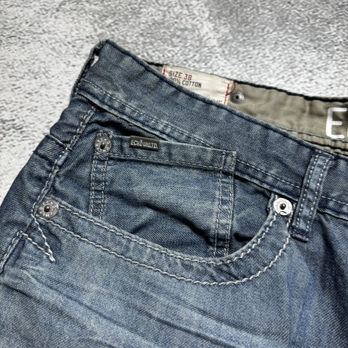 Ecko Unltd. vintage rap y2k ecko untld jeans big logo flared Size US 38 / EU 54 - 11 Thumbnail