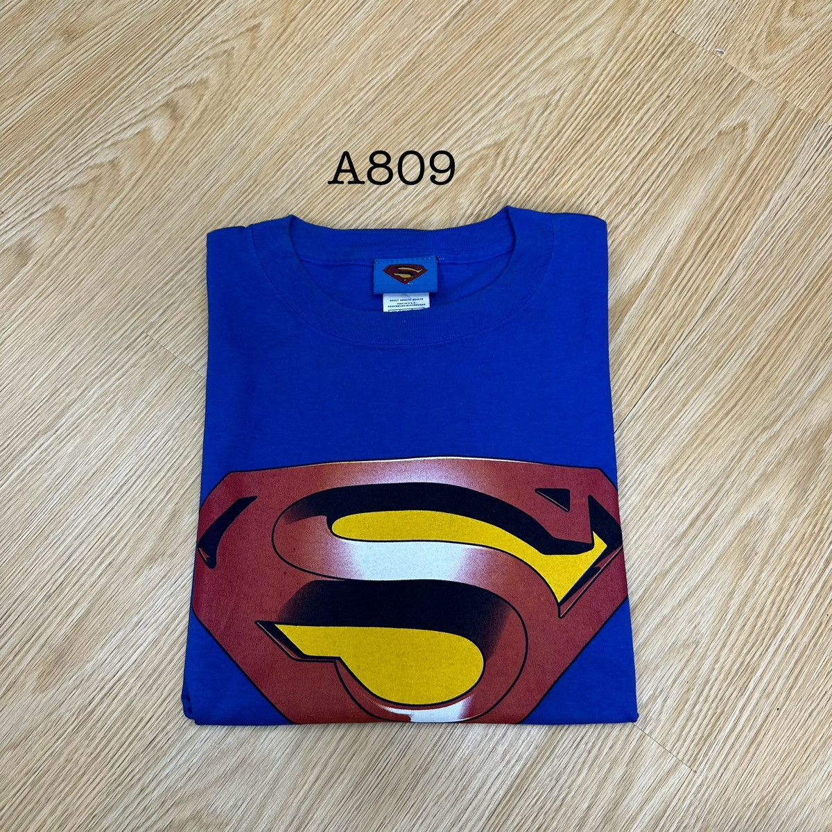DC Comics Vintage Delta Dc Superman Big Logo Tshirt A809 Size US M / EU 48-50 / 2 - 10 Thumbnail