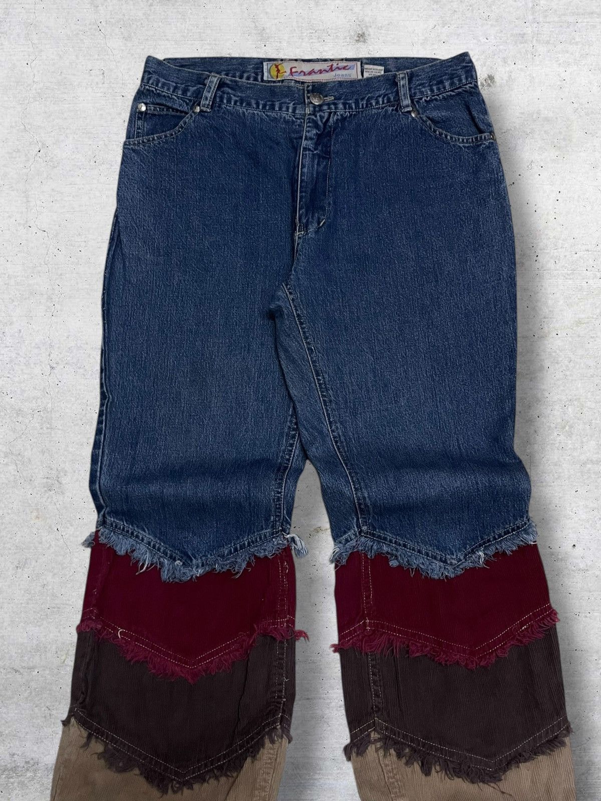Beauty Beast VINTAGE FANTASTIC JAPAN 90S DESIGNER KINKY FLARED OG DENIM Size US 30 / EU 46 - 5 Thumbnail
