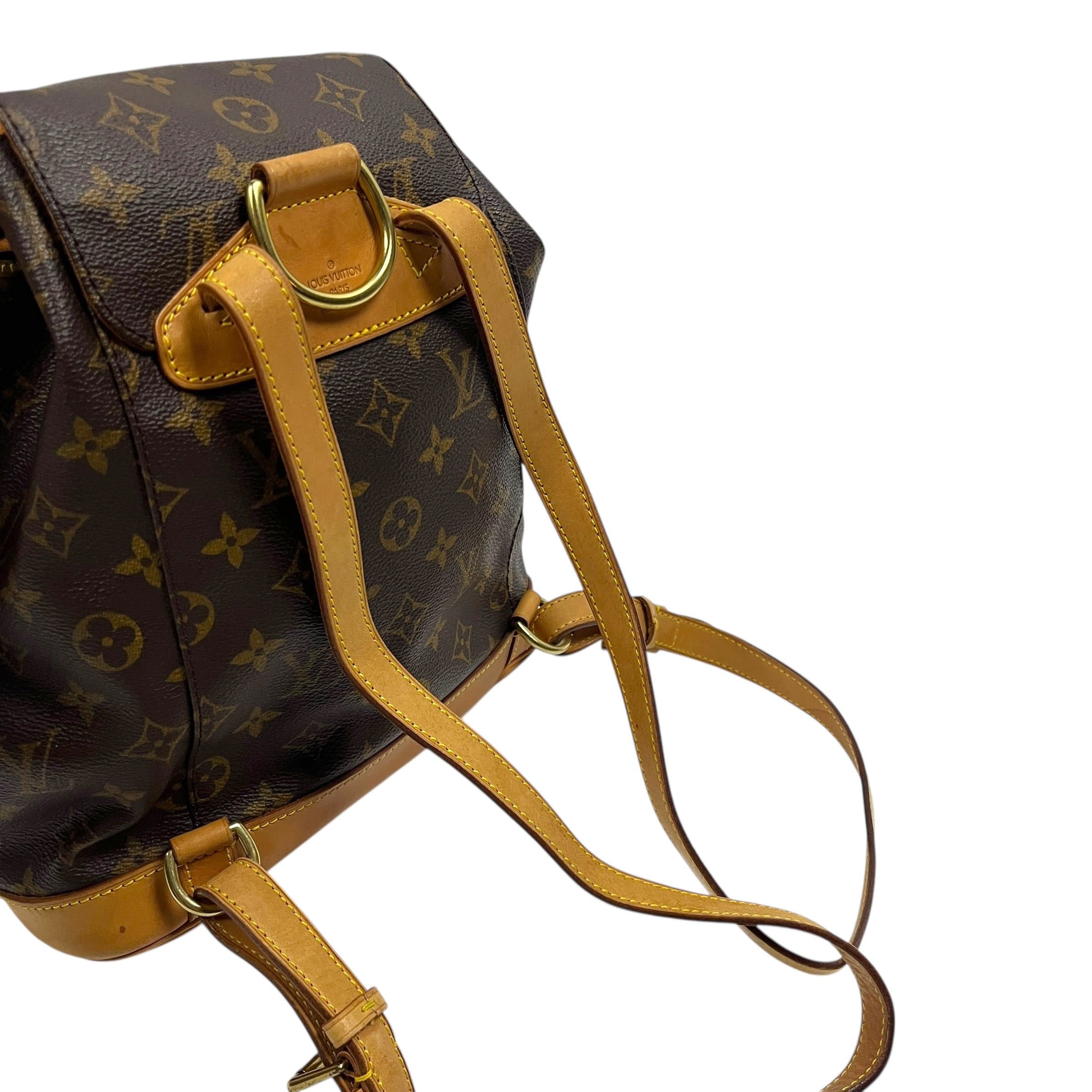Louis Vuitton 2000 Louis Vuitton Montsouris PM Monogram Backpack - O/S Size ONE SIZE - 3 Thumbnail