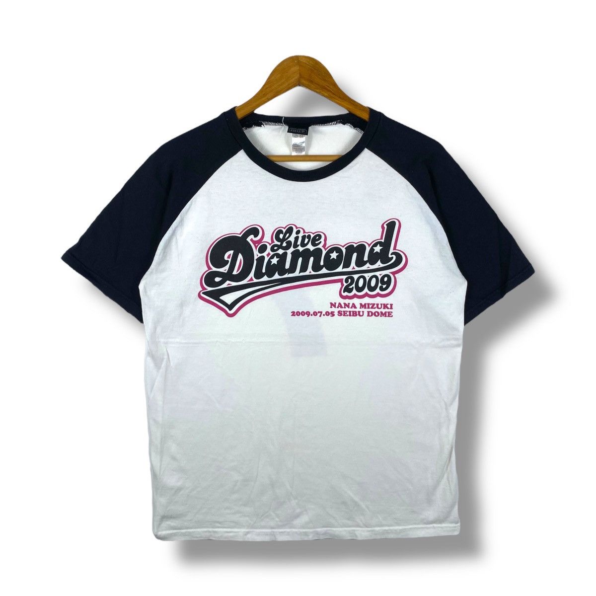 Band Tees × Japanese Brand NANA MIZUKI Live Diamond 2009 Japanese Idol Singer Tee Shirt Size US L / EU 52-54 / 3 - 1 Thumbnail