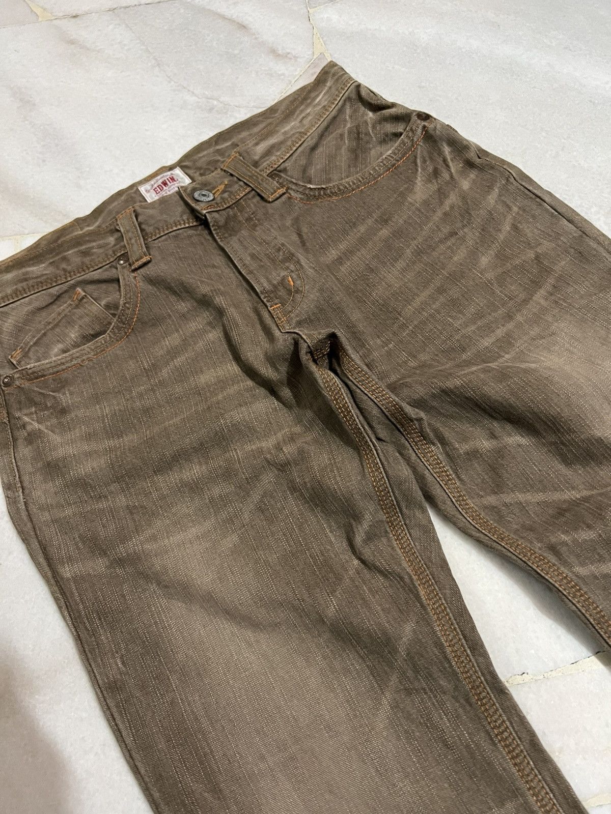 Edwin FLARE 90s EDWIN EXCLUSIVE VINTAGE XV CLAW JEAN Size US 33 - 7 Thumbnail