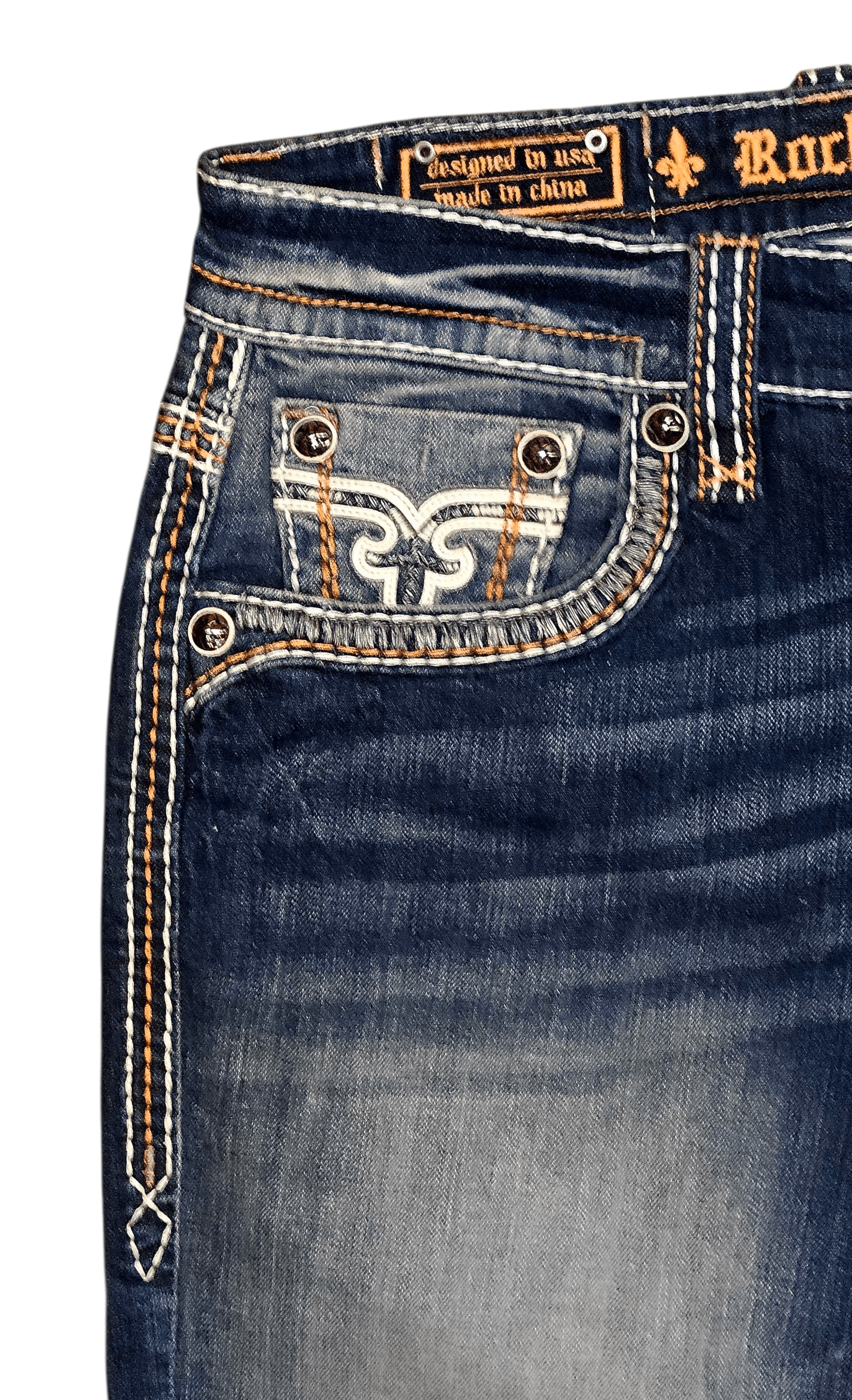 Rock Revival Rock Revival straight-cut Jeans denim "Marlin" Size US 36 / EU 52 - 5 Thumbnail